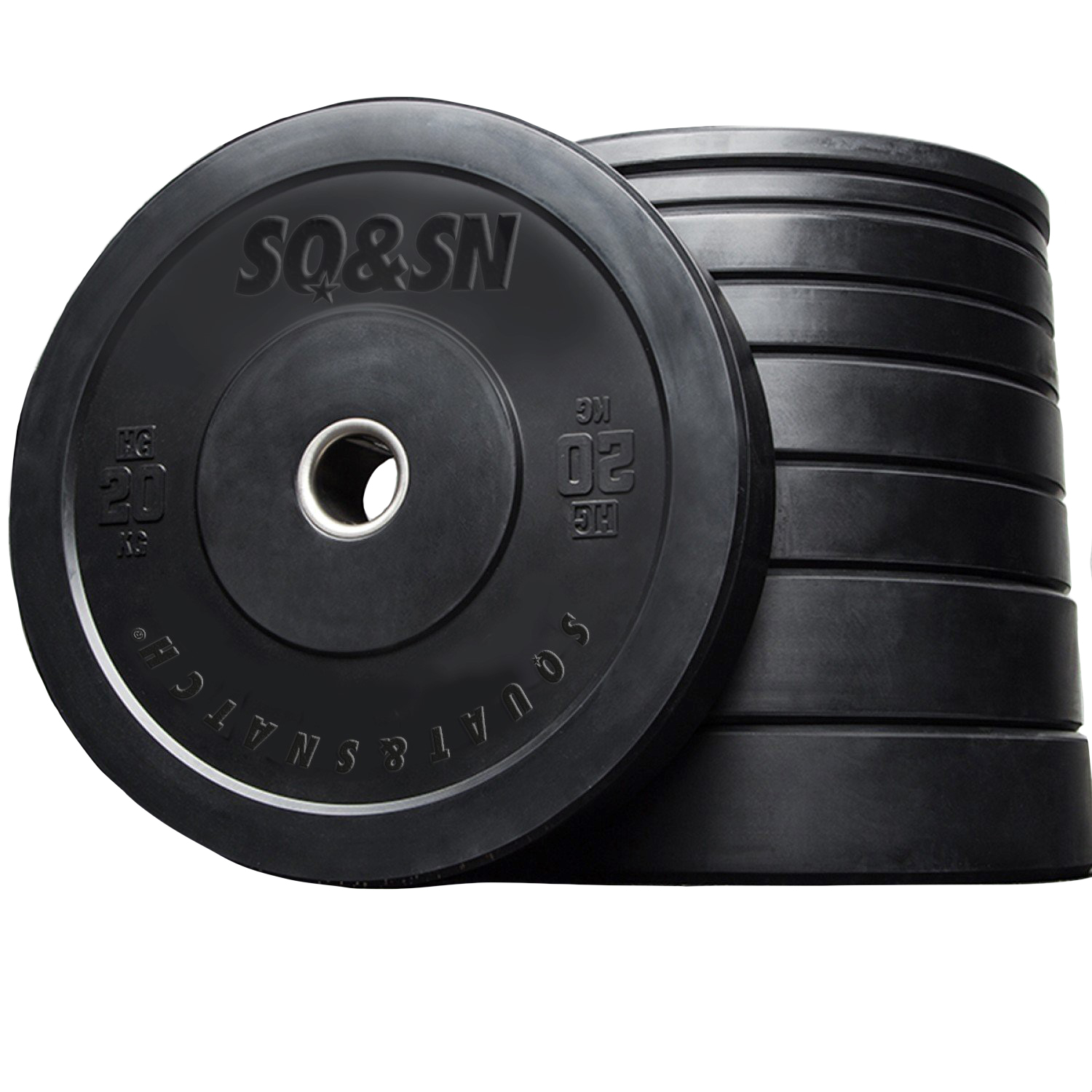 SQ&SN Bumper Plate 10 kg Black
