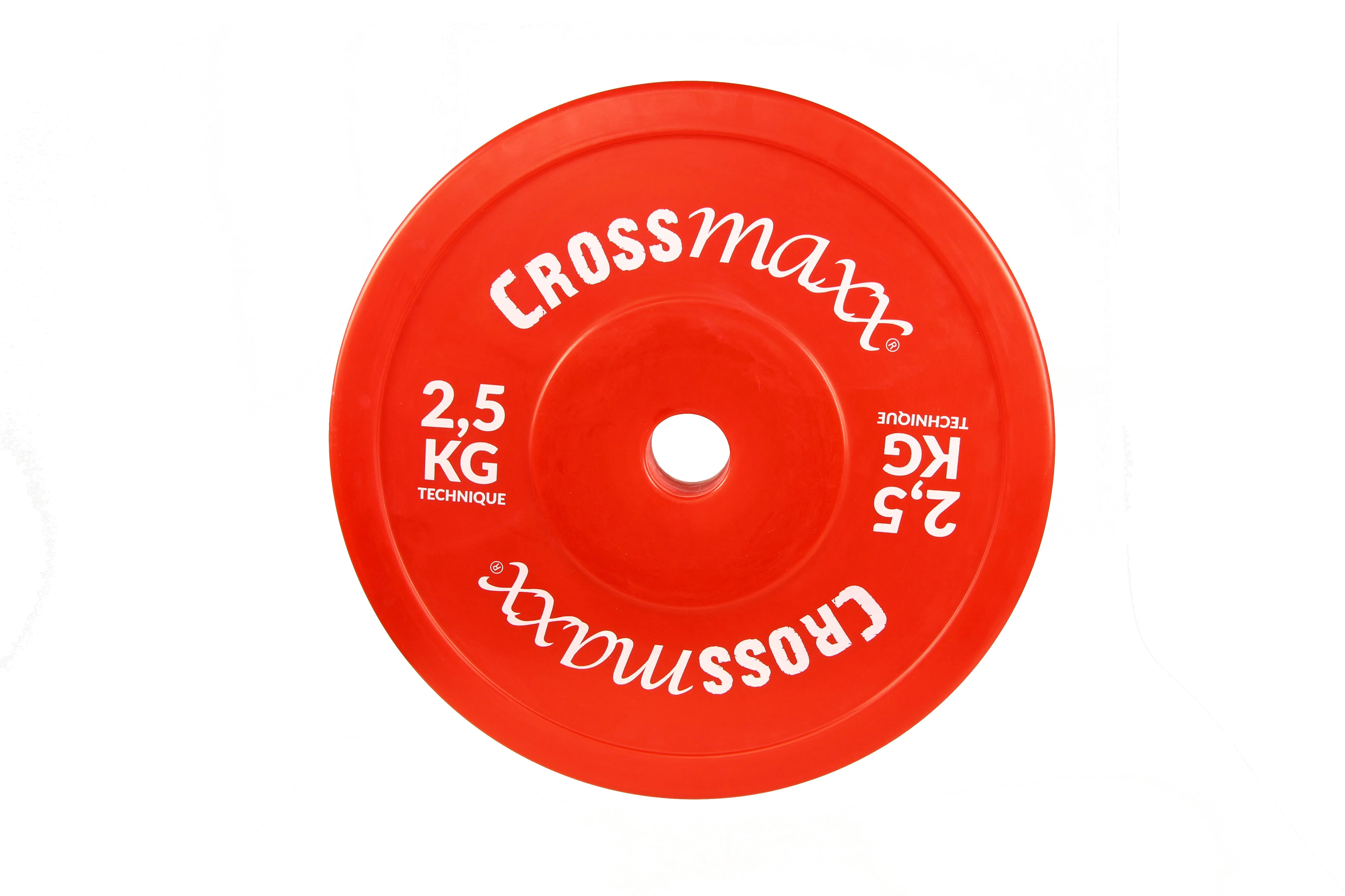 Brug Crossmaxx Hollow Teknik Vægtskive 2,5 kg Red til en forbedret oplevelse
