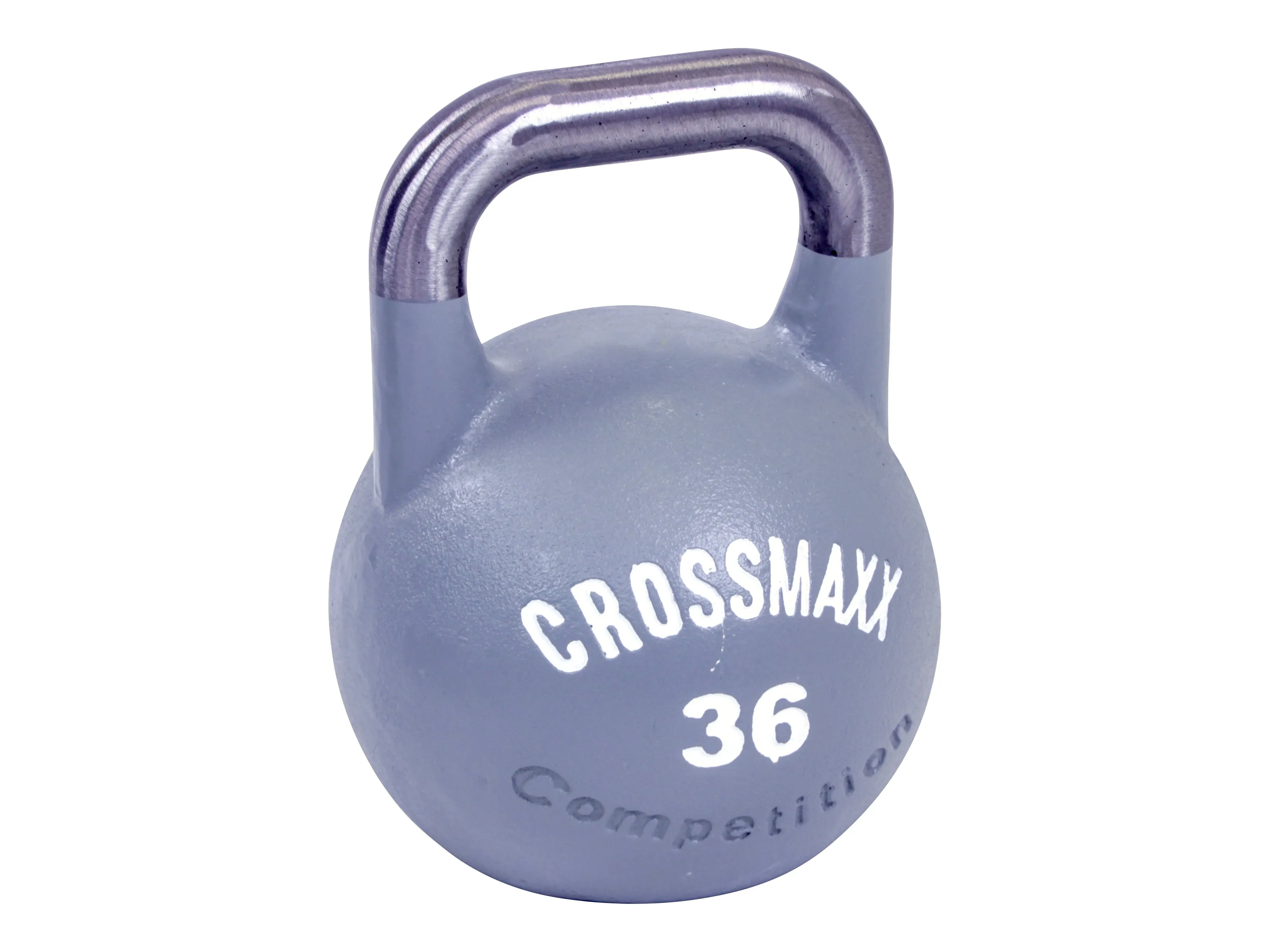 Brug Crossmaxx Competition Kettlebell, 36 kg. Fremstillet i støbejern - yderst holdbar. Brug til funktionel træning, som crossfit udstyr og derhjemme til en forbedret oplevelse