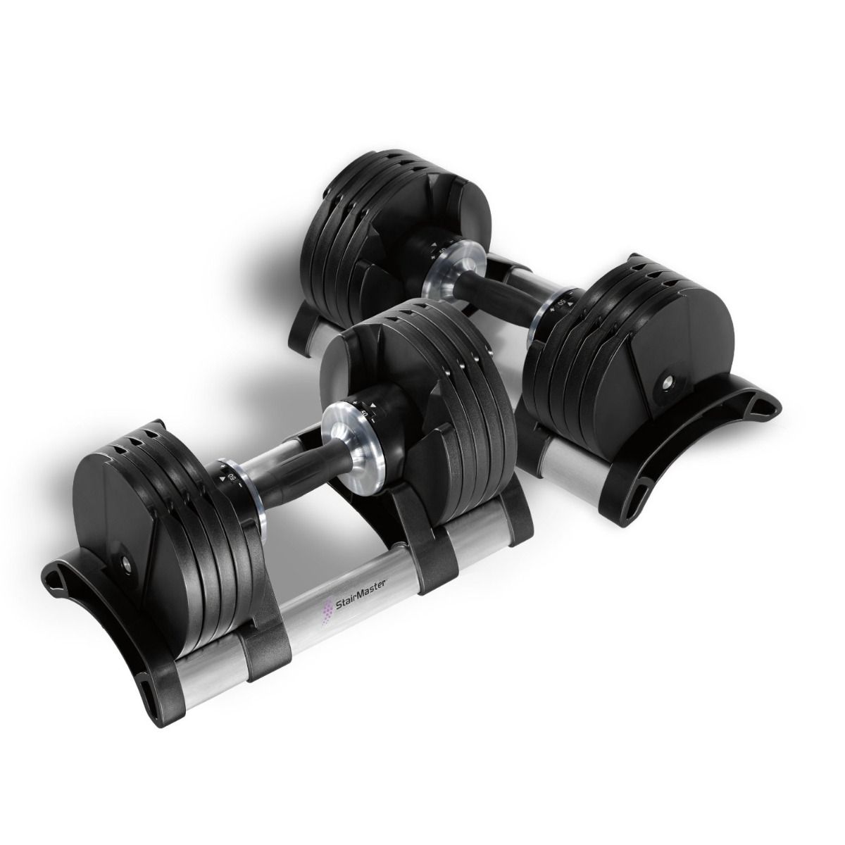 Brug StairMaster Twistlock Justerbar Håndvægtsæt 2-20 kg til en forbedret oplevelse