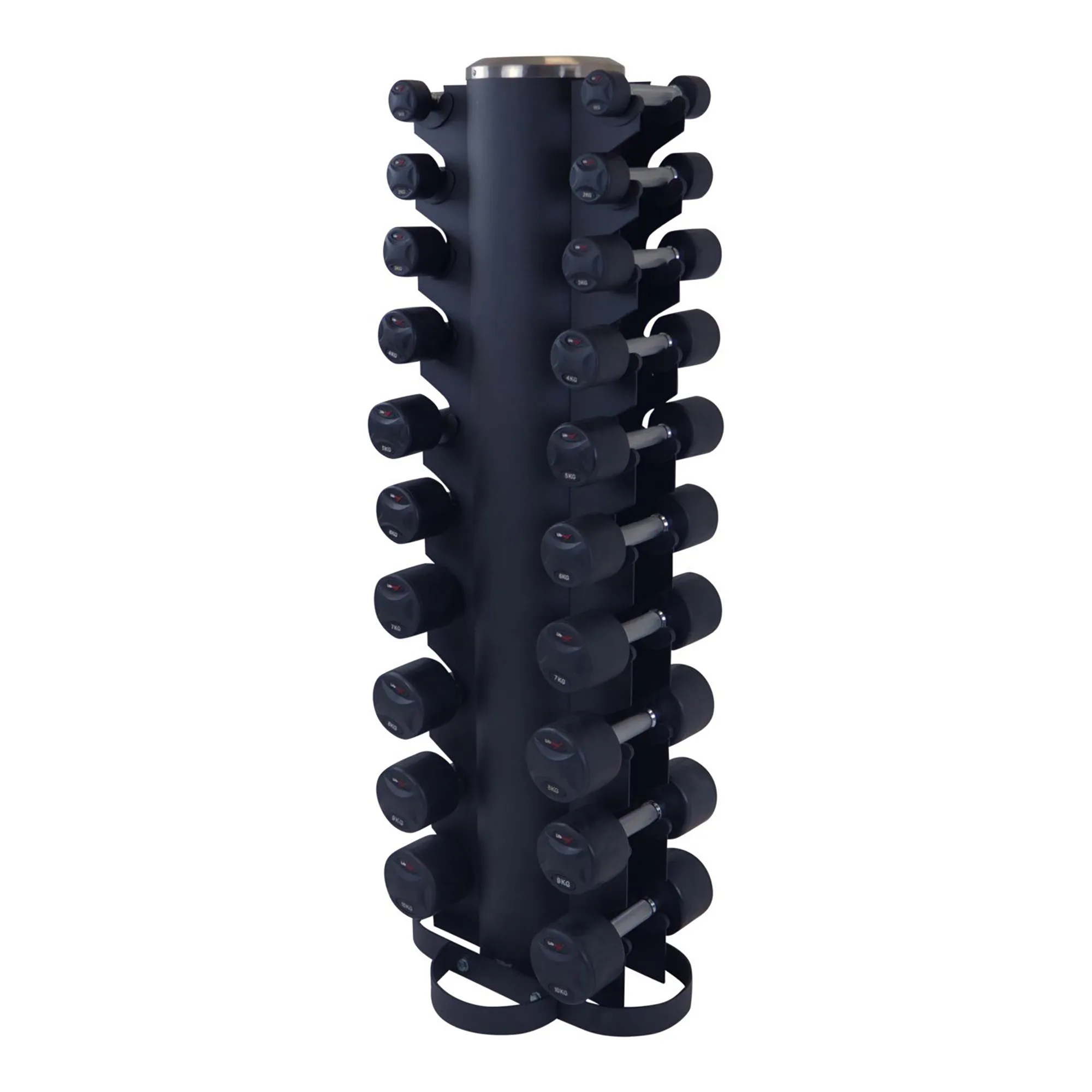 Lifemaxx Fast Håndvægtsæt inkl. stativ 1-10 kg. Gummibelagte håndvægte af høj kvalitet. Brugervenligt design. Multifunktionel anvendelse. Lifemaxx Fast Håndvægtsæt inkl. stativ 1-10 kg. Gummibelagte håndvægte af høj kvalitet. Brugervenligt design. Multifunktionel anvendelse.
