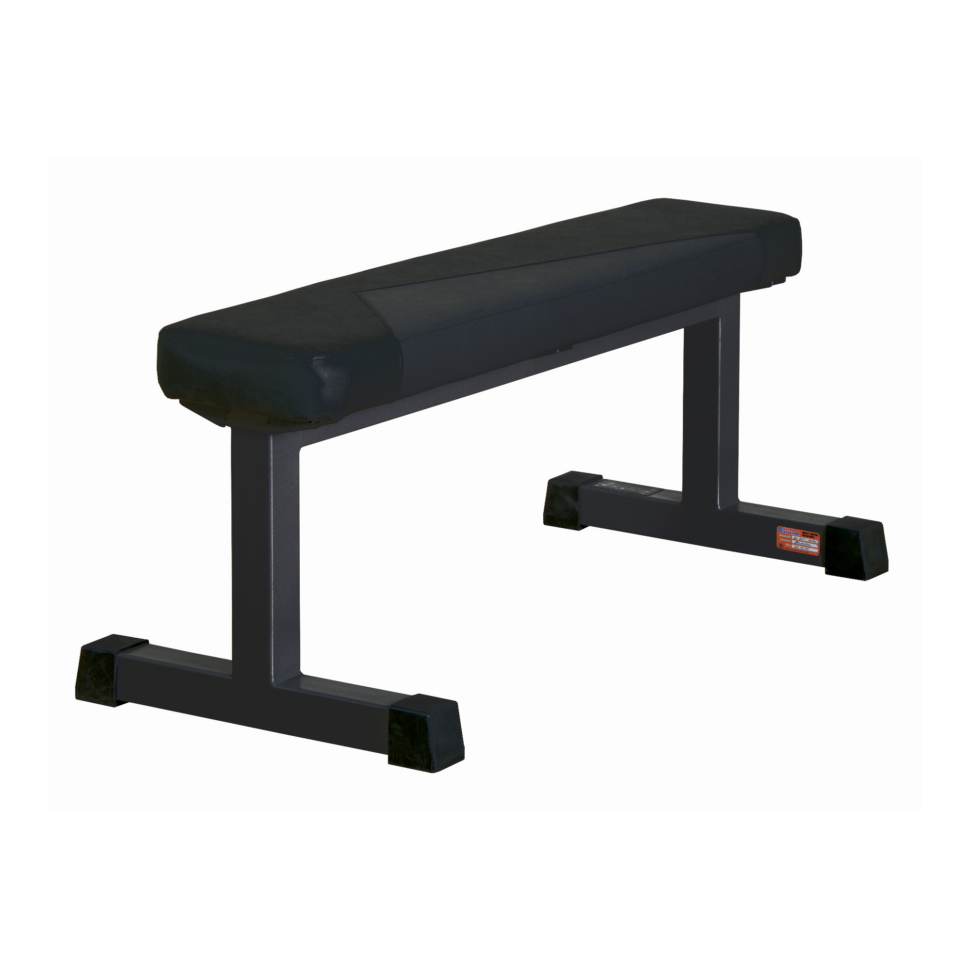 Inter Atletika Flad Træningsbænk sort 120 x 50 x 45 cm 300 kg