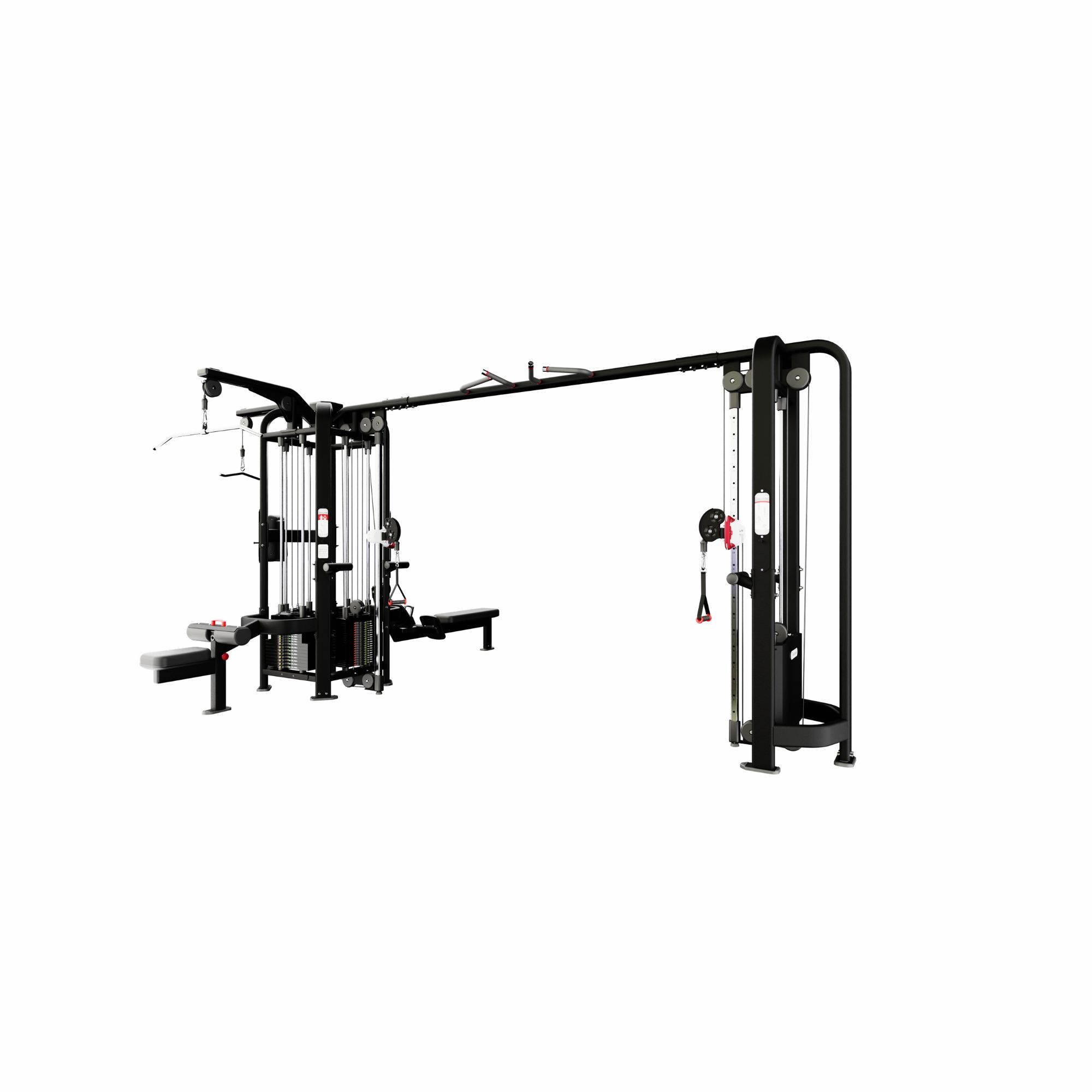 Nautilus Inspiration Multi-Stations 5 multistation med 5 kabelstationer, justerbar cable cross, pull-up station og Lock N Load vægtstakke Nautilus Inspiration Multi-Stations 5 multistation med 5 kabelstationer, justerbar cable cross, pull-up station og Lock N Load vægtstakke