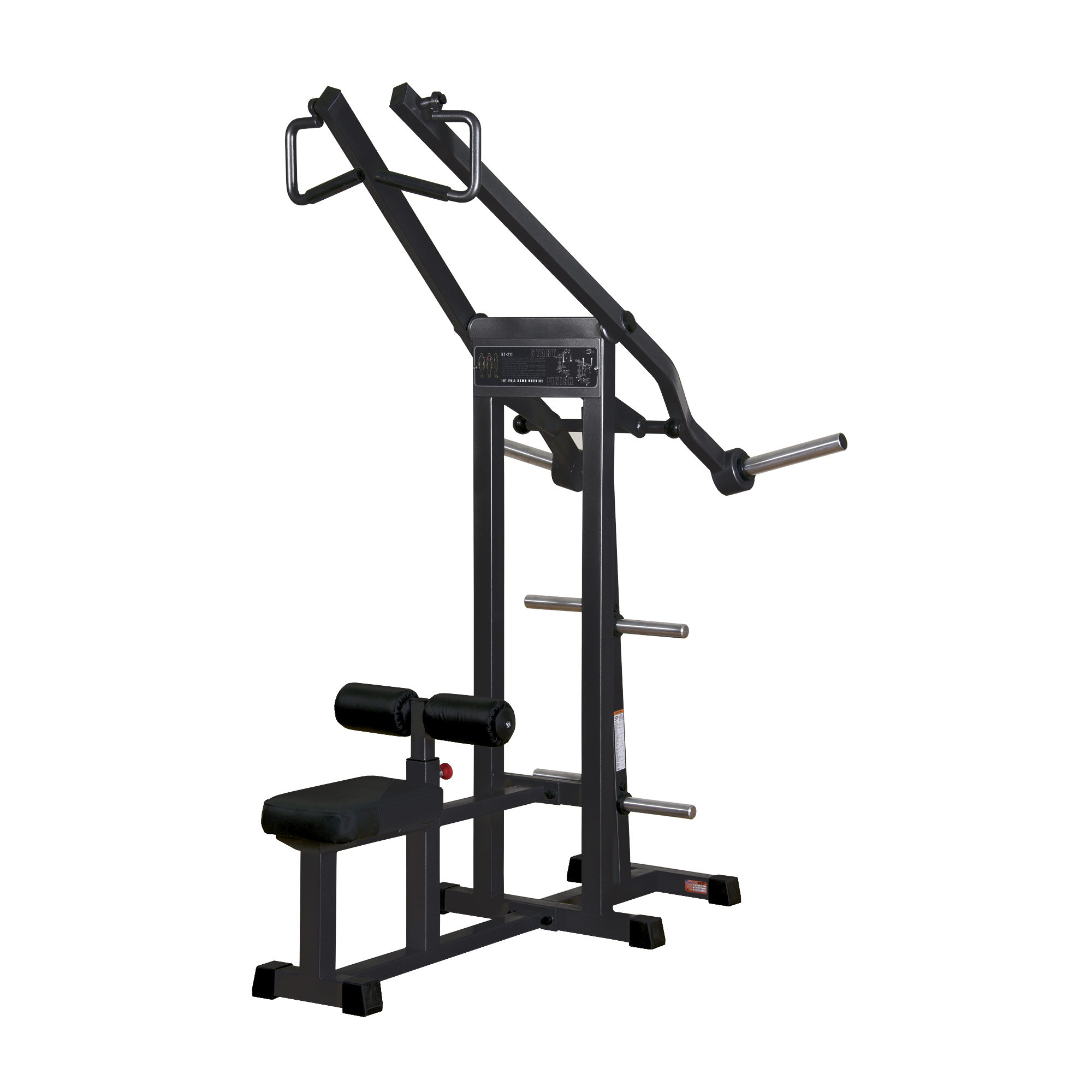 Inter Atletika Lat Pull Down Black lat pull down maskine sort 167 x 117,5 x 208,5 cm