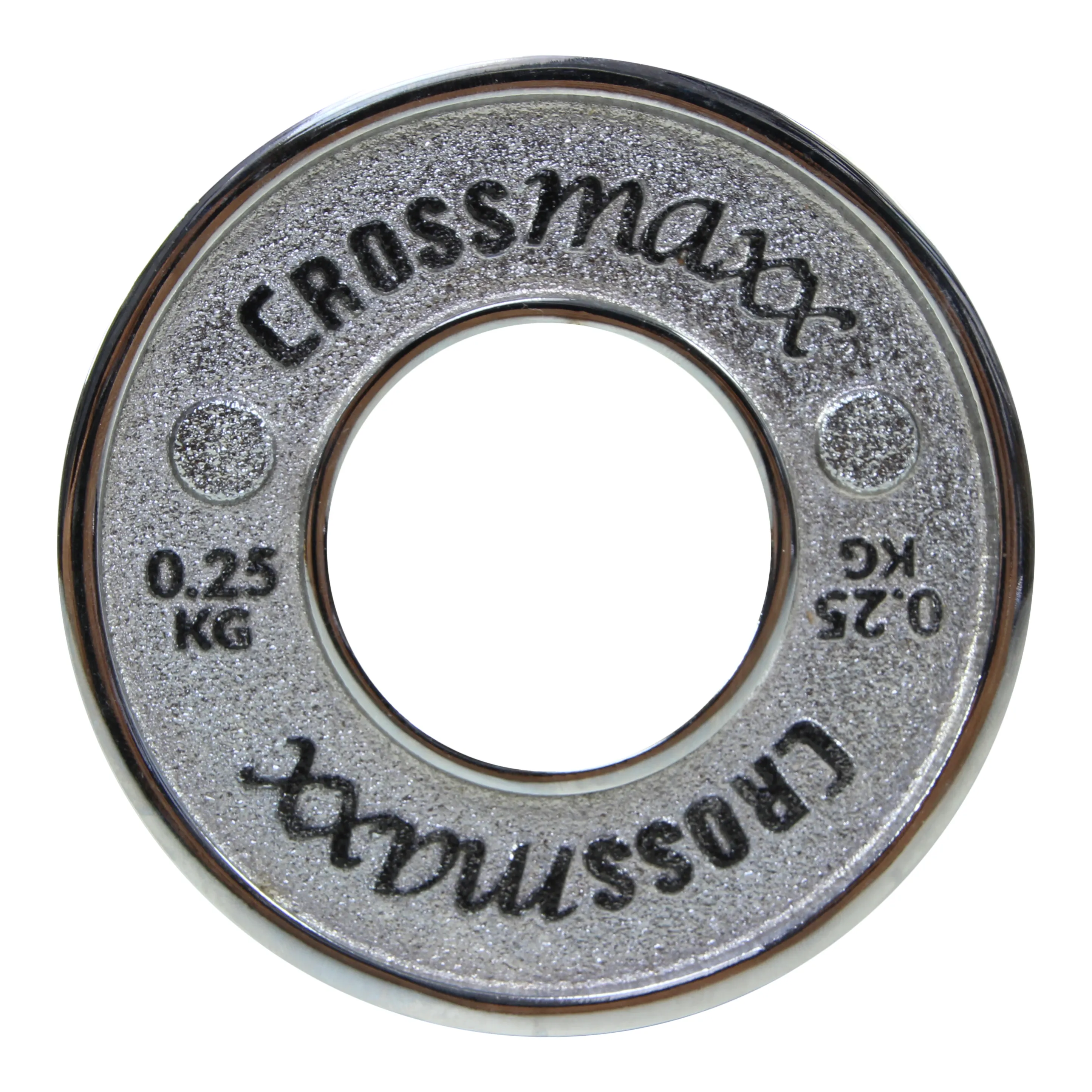 Crossmaxx kalibreret vægtskive 0,25 kg i støbejern til styrkeløft Crossmaxx kalibreret vægtskive 0,25 kg i støbejern til styrkeløft