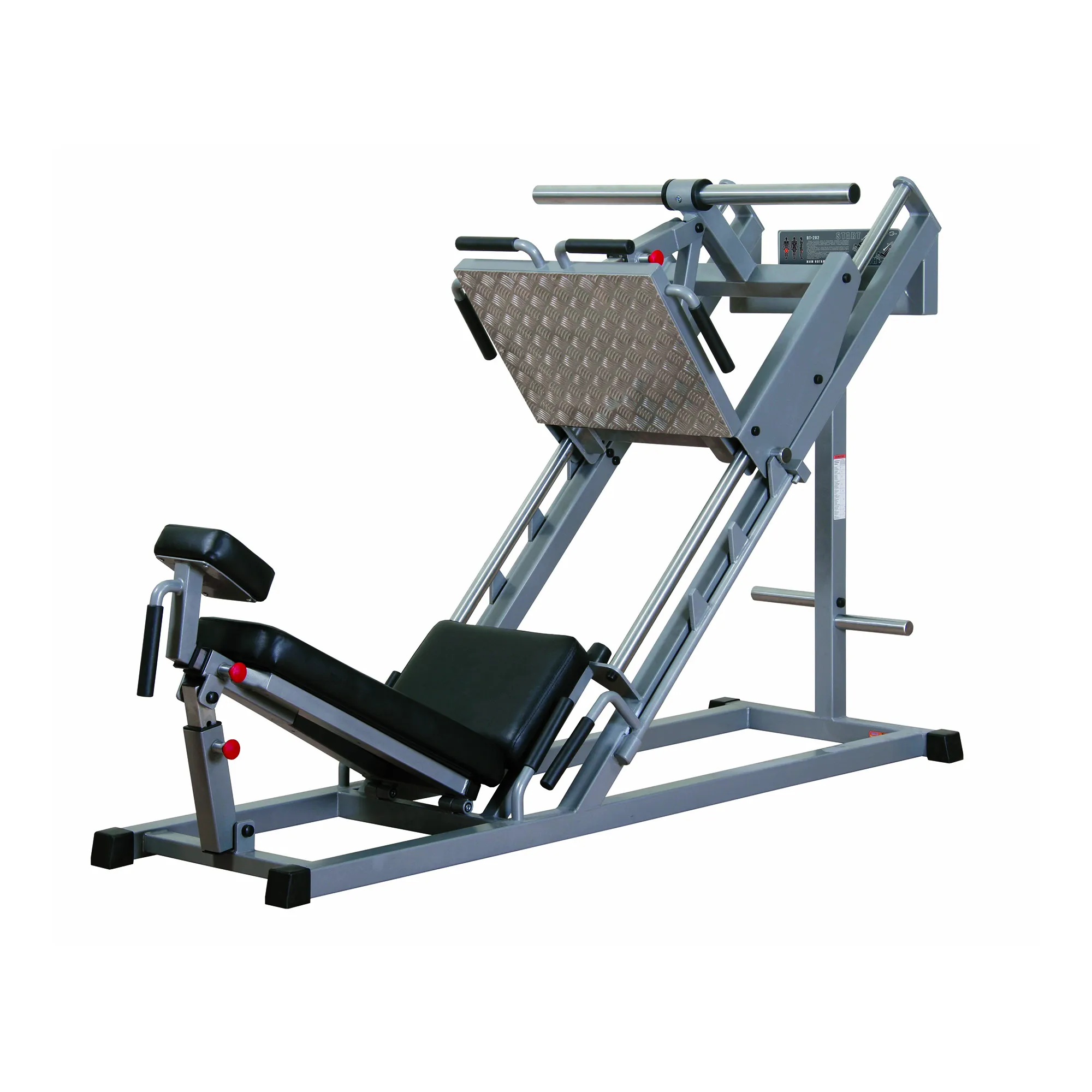 Inter Atletika Leg Press Silver 45° benpres maskine 400 kg 226x100x145 cm