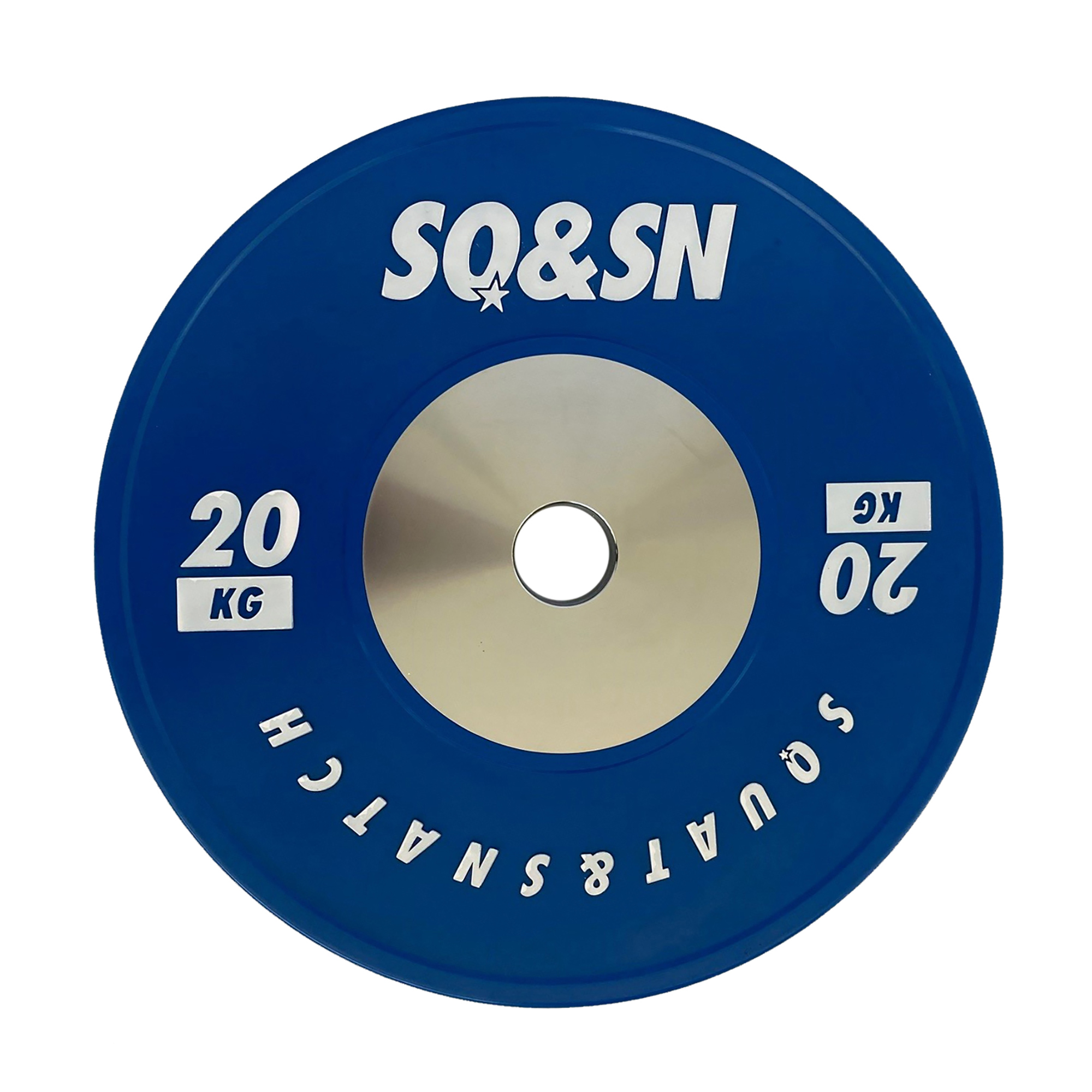 SQ&amp;SN Competition Bumper Plate 20 kg Blue - Demo