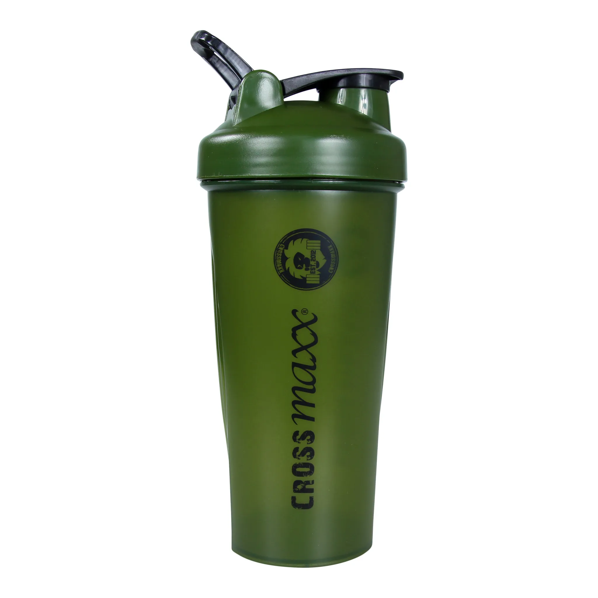 Brug Crossmaxx Shaker Bottle. Fås i grøn og sort. Smart anti-klump funktion. Det perfekte tilbehør. Robuste og holdbare materialer. til en forbedret oplevelse