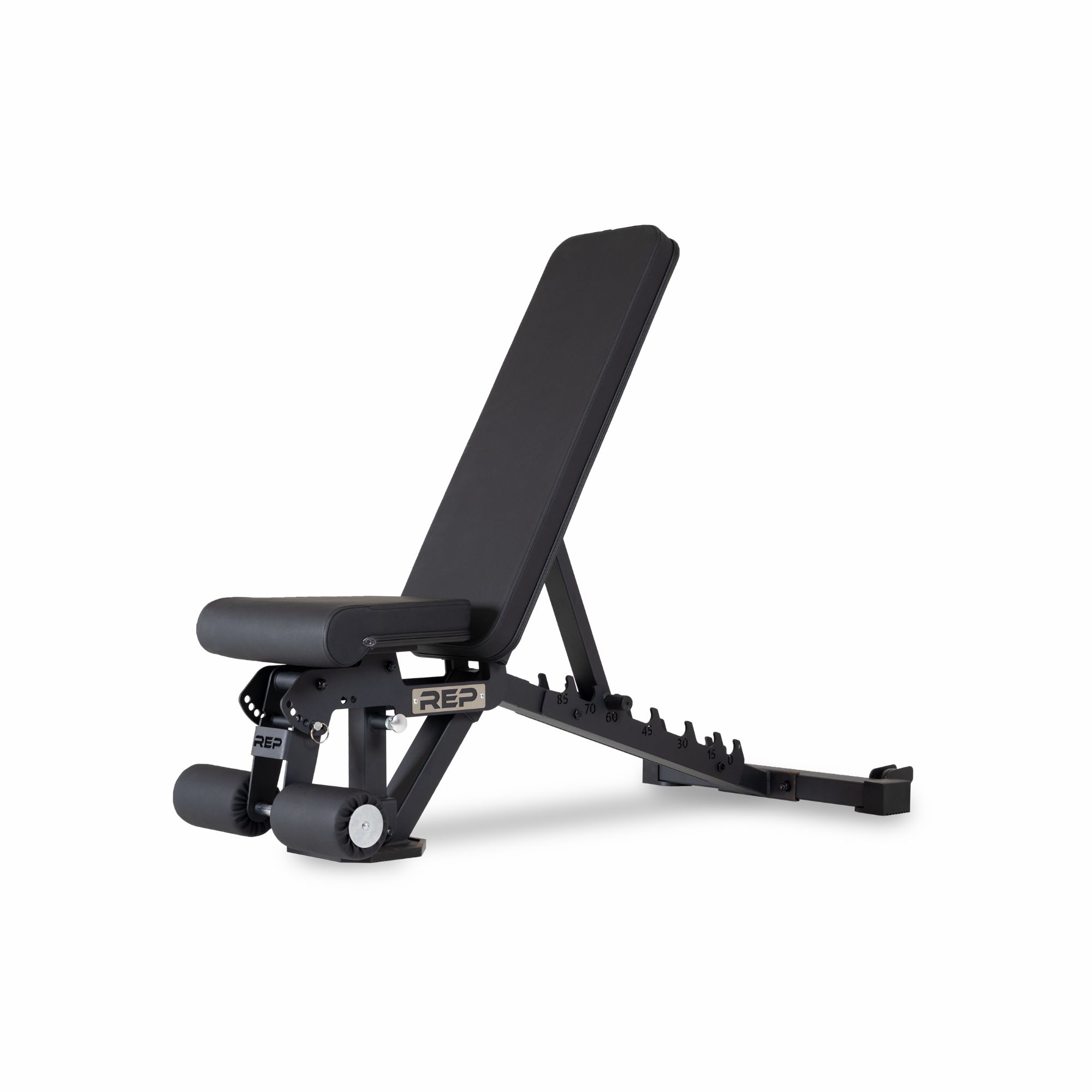 REP Fitness AB-3000 2.0 FID Justerbar Treningsbenk - Mat Svart