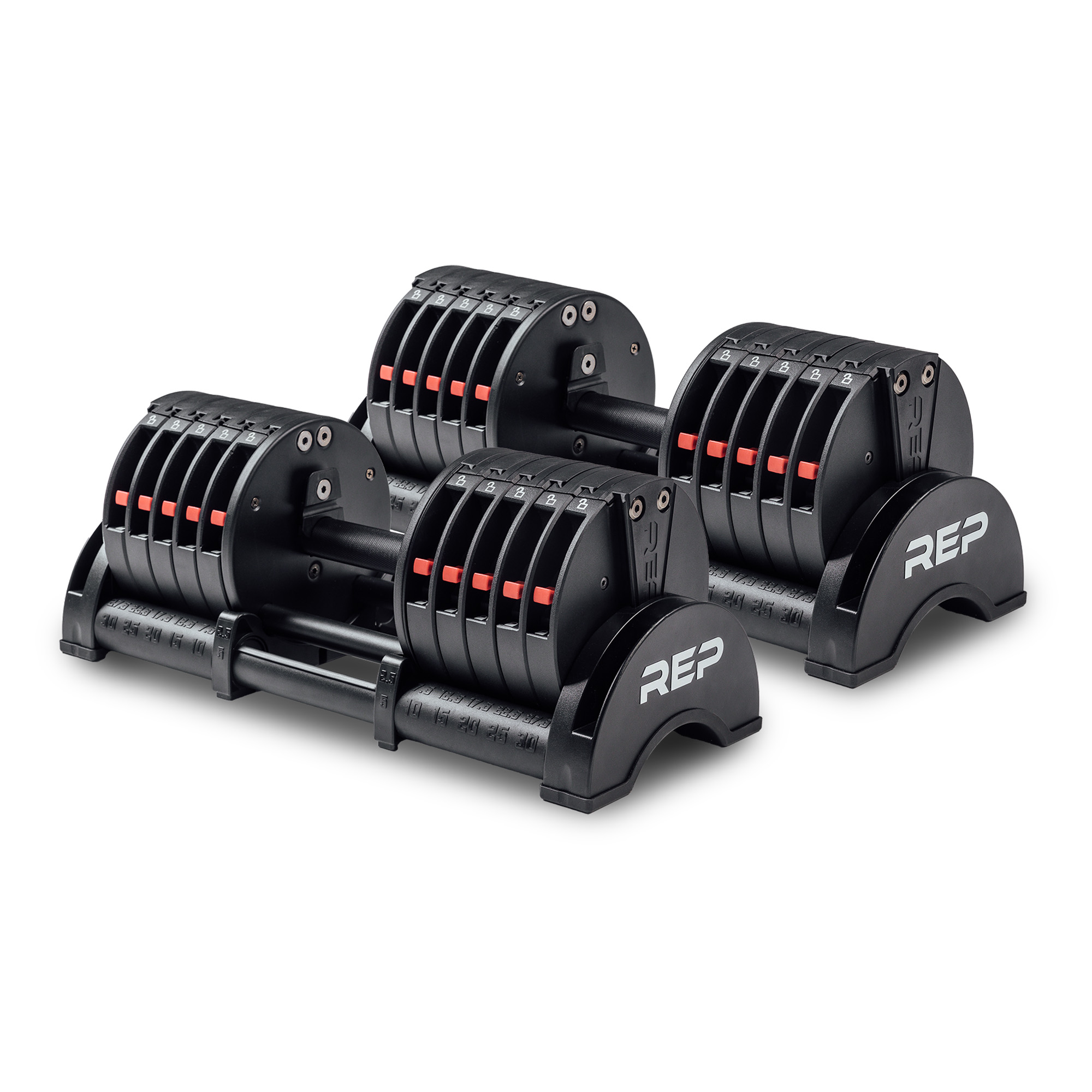 REP Fitness QuickDraw Adjustable Dumbbell - 30 kg (Sett)
