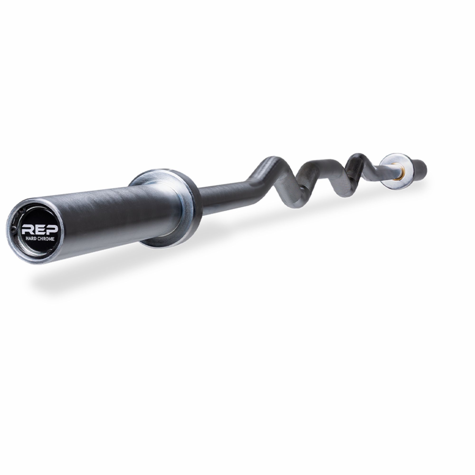 REP Fitness Rackable EZ Curl Bar Hard krom