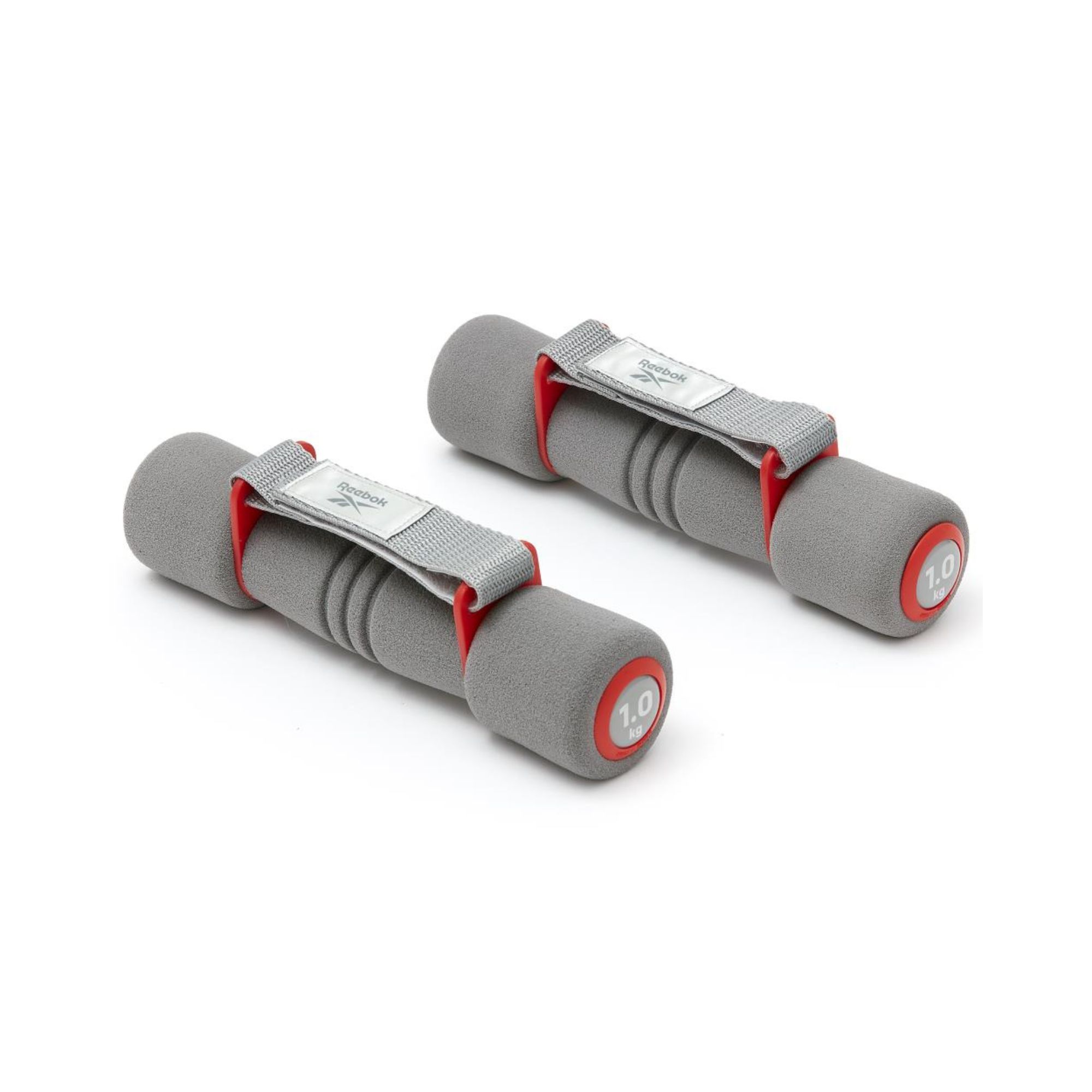 Reebok Softgrip Dumbbells – 1.0Kg Red ogamp; Grey