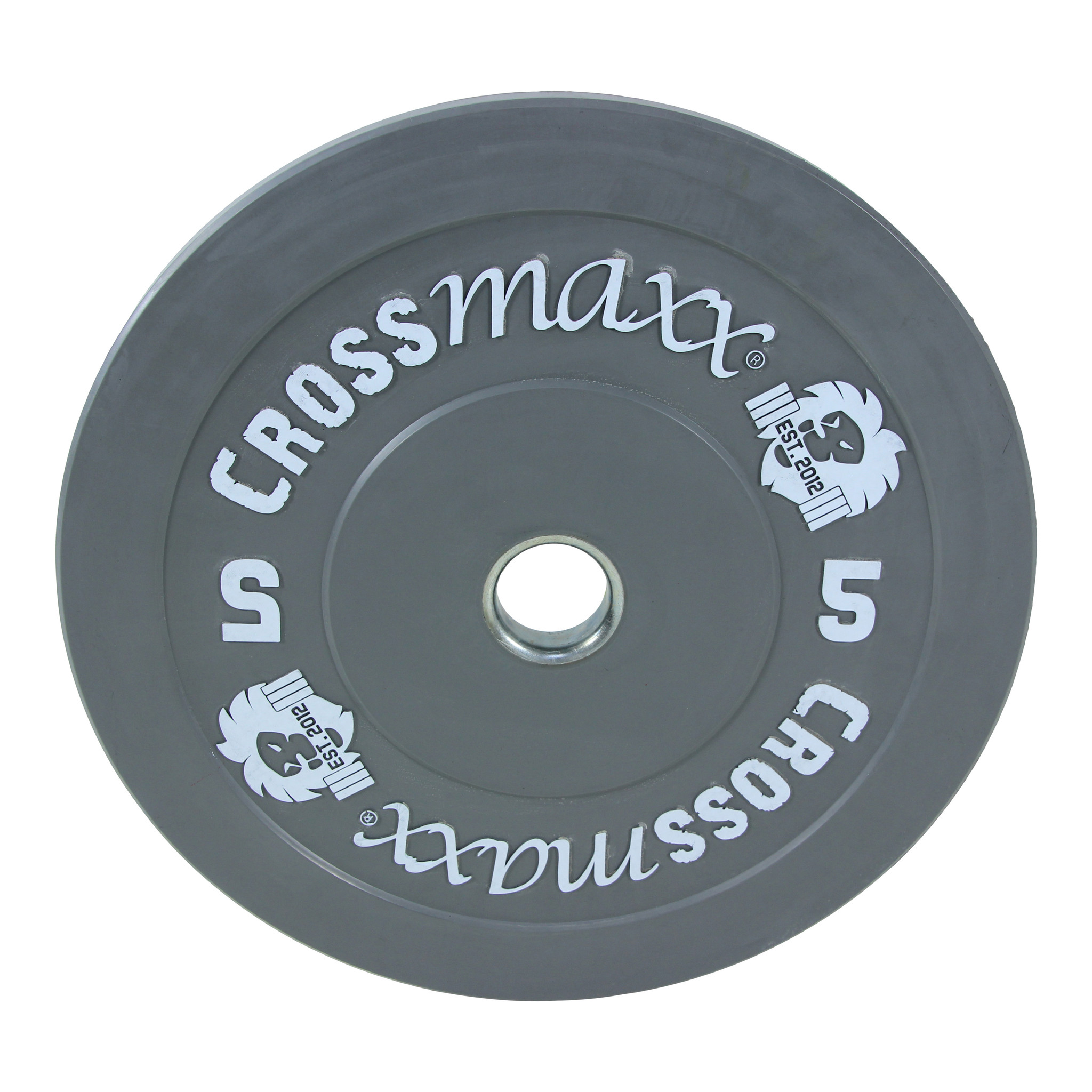 Crossmaxx Bumper Plate 5 kg Grå
