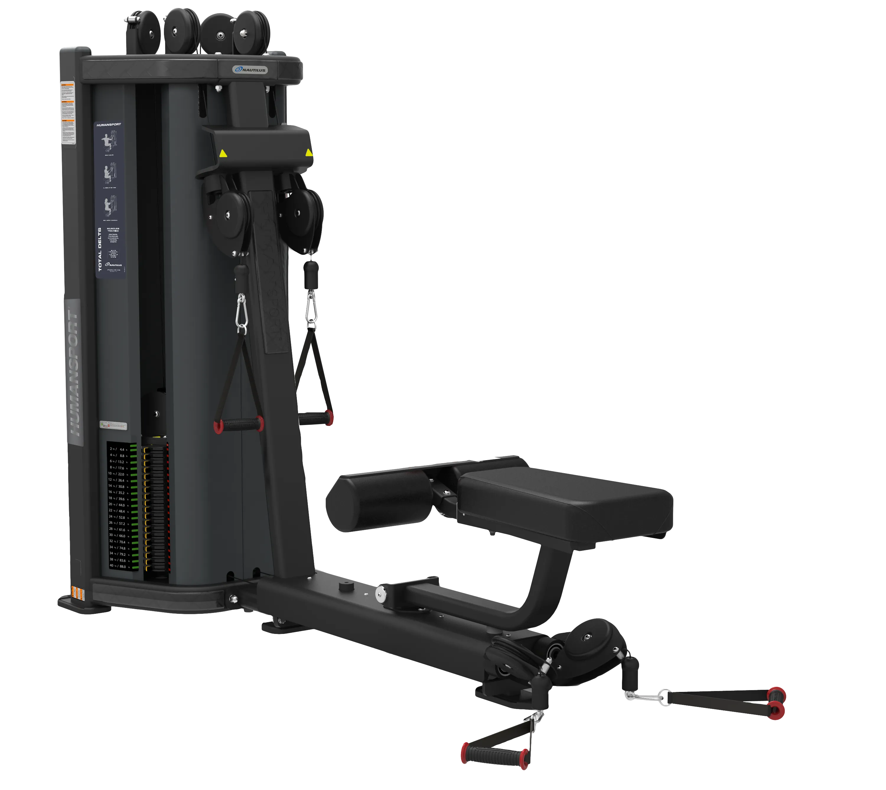 Brug Nautilus HumanSport Total Delts til en forbedret oplevelse