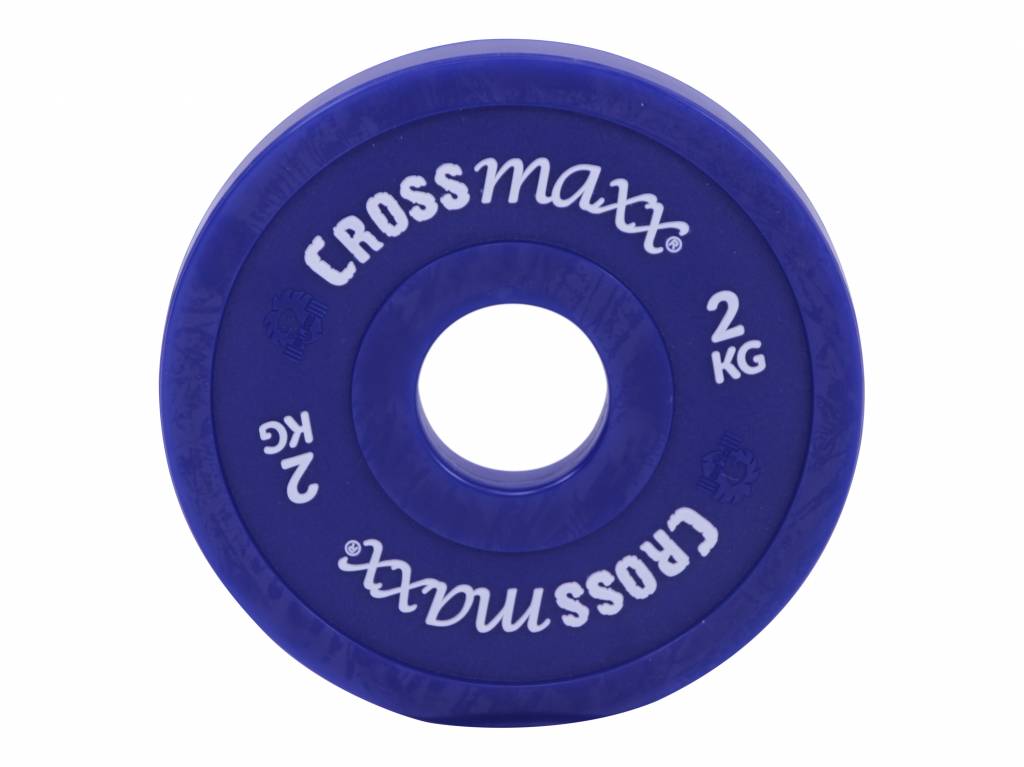 Brug Crossmaxx ELITE Fractional Vægtskive 2 kg Blue til en forbedret oplevelse