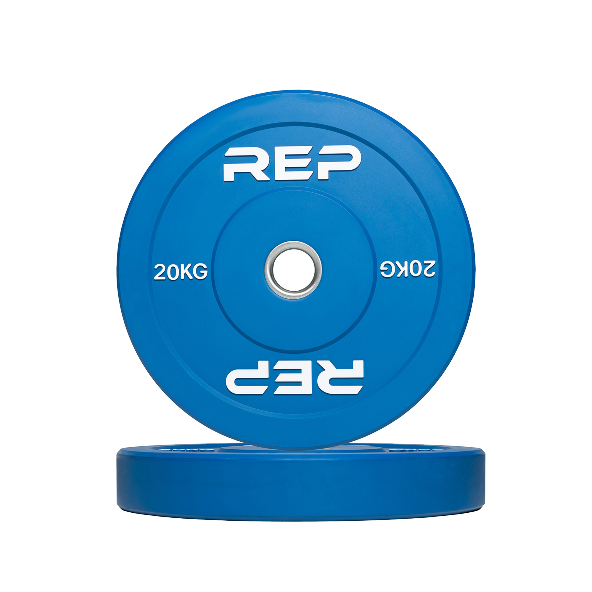 REP Fitness Bumper Plate 20 kg - Blå