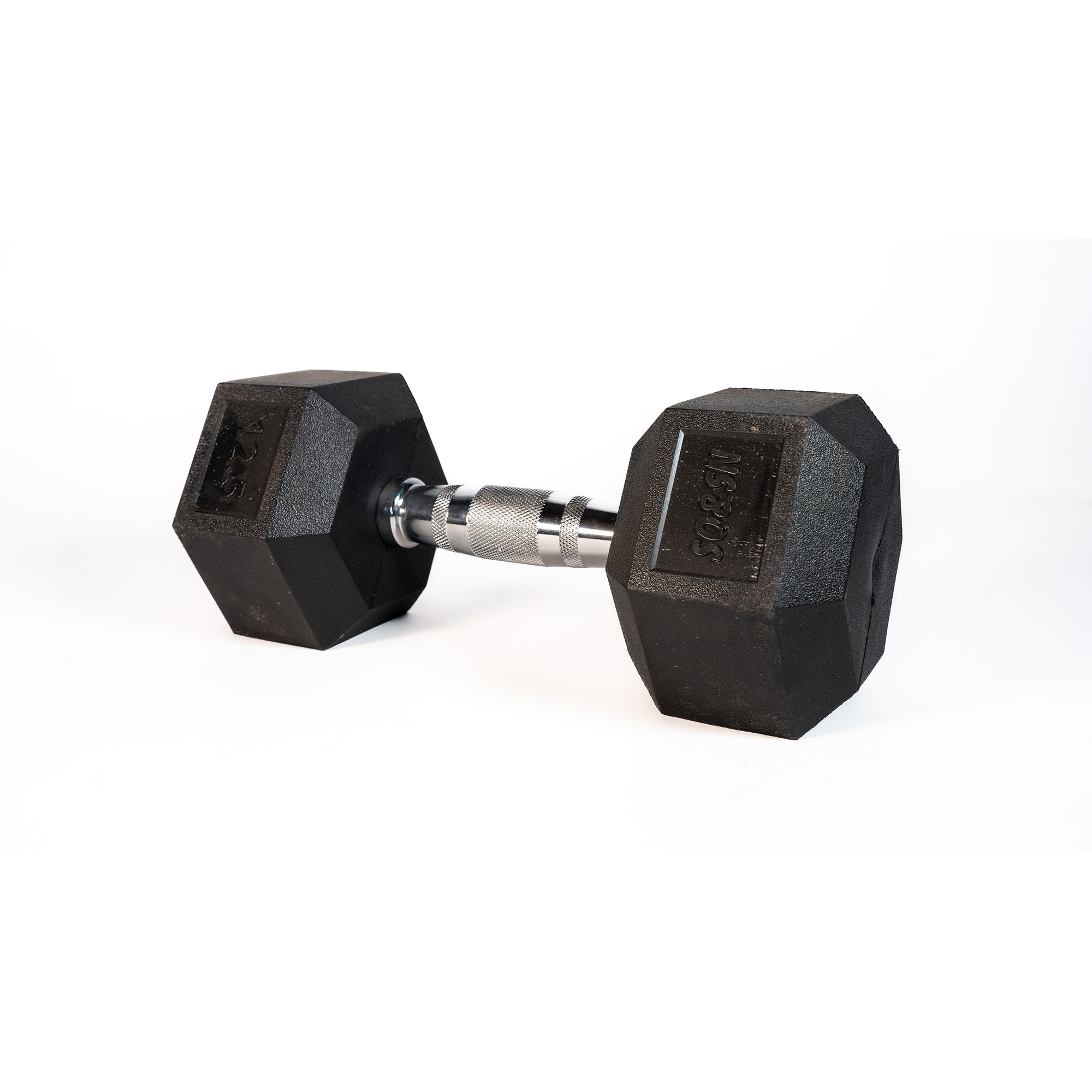 Brug SQ&SN Hexagon Håndvægt (12,5 kg) med forkromet greb. Udstyr til crossfit træning, styrketræning og funktionel træning til en forbedret oplevelse