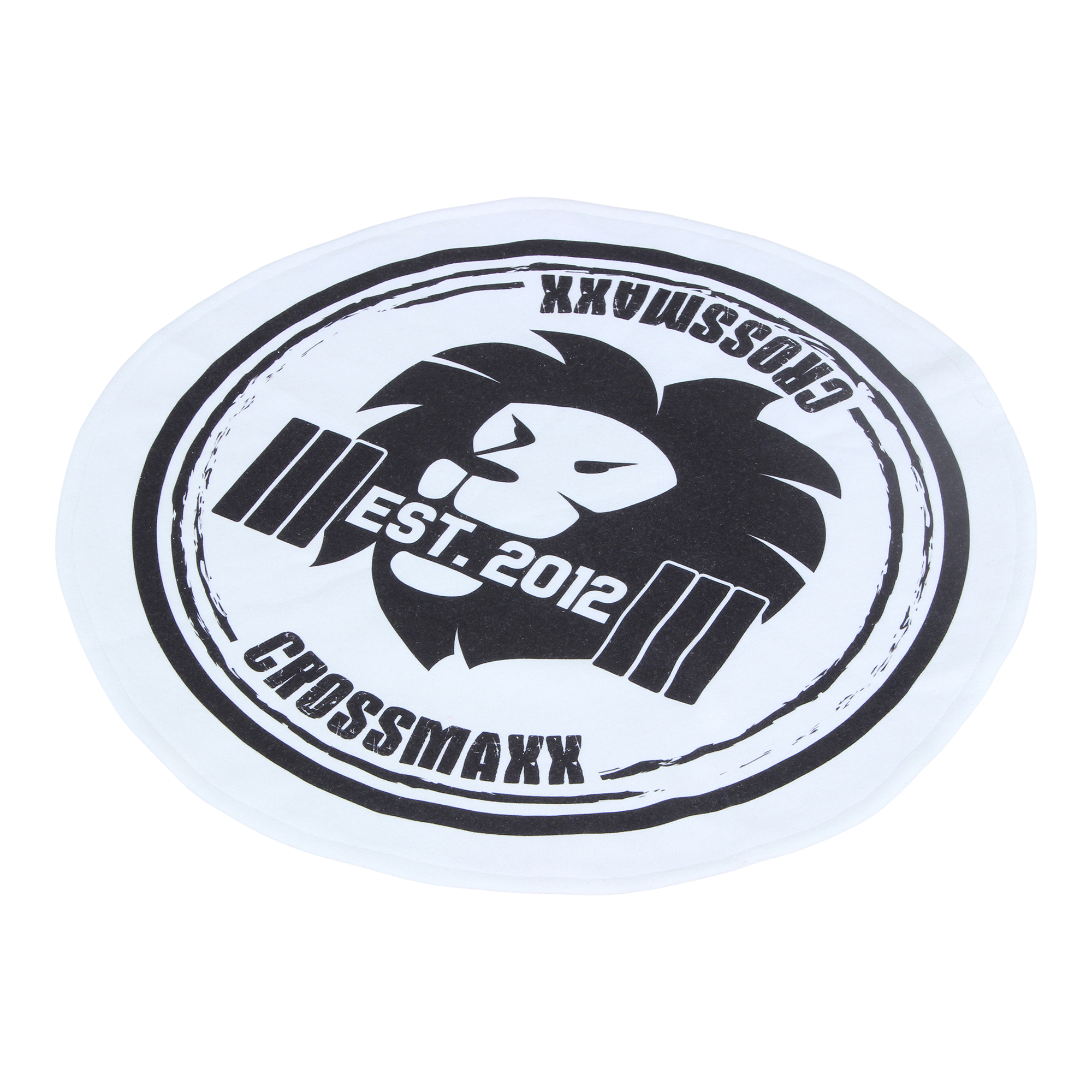 Brug Crossmaxx - Rundt håndklæde (Ø: 50 cm) med logo til en forbedret oplevelse