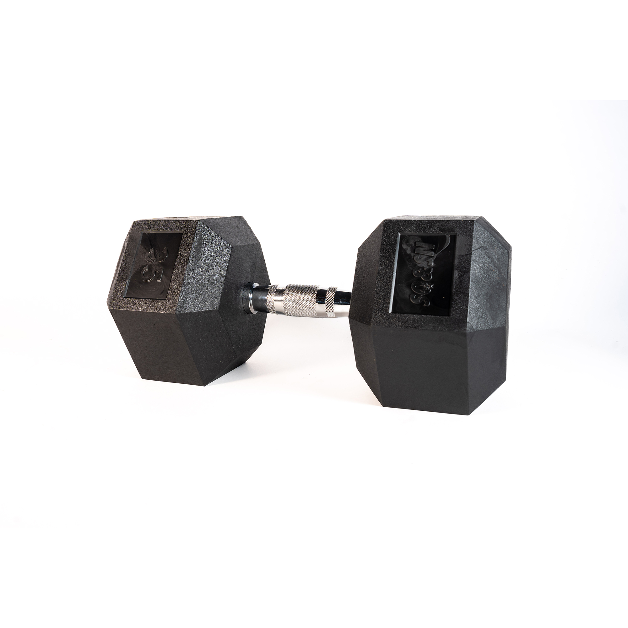 SQ&SN Hexagon Håndvægt (35 kg) med forkromet greb. Udstyr til crossfit træning, styrketræning og funktionel træning thumbnail