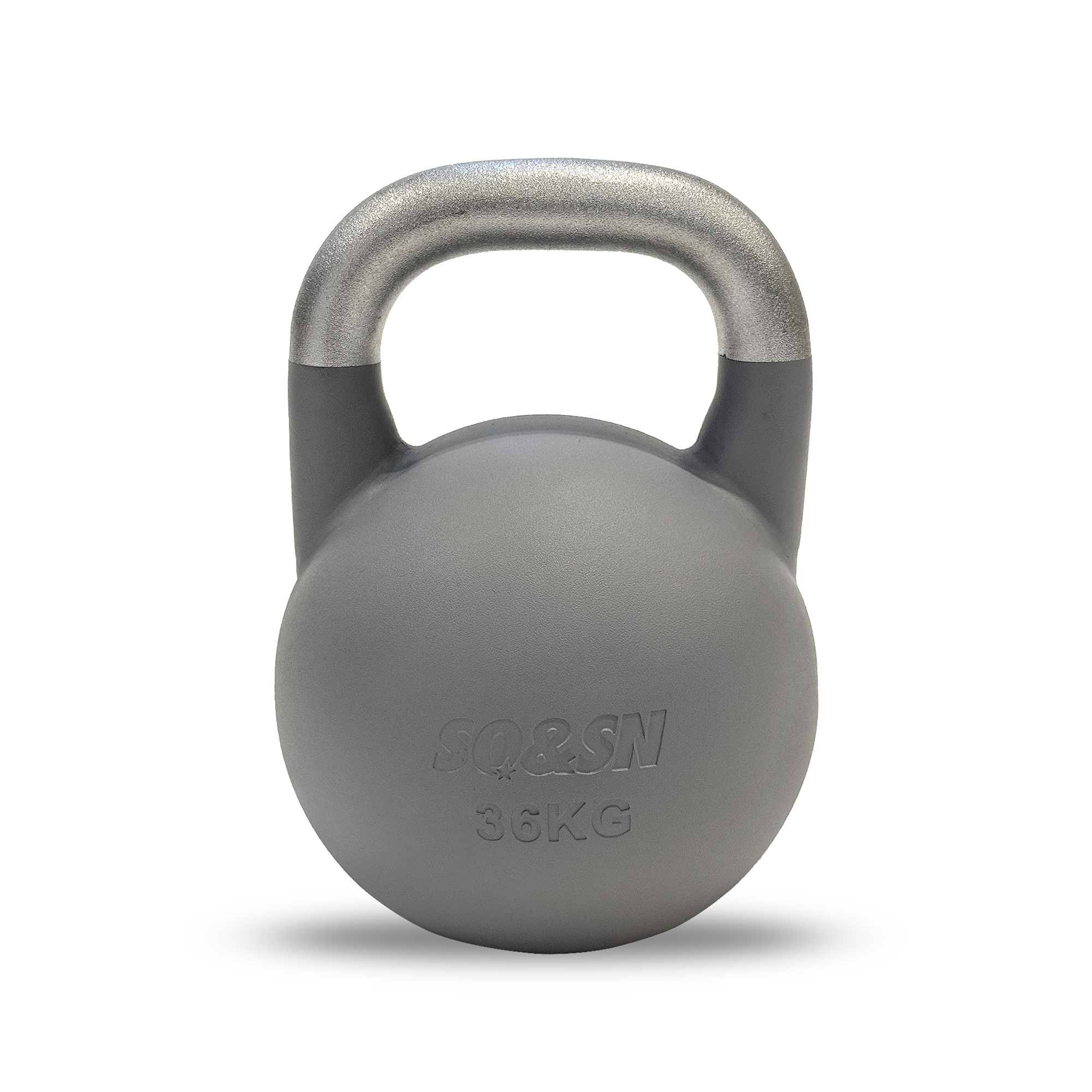 SQ&SN Competition Kettlebells V2 4-36 kg | Samme størrelse | Indstøbte kg-angivelser | Robust design til træning og konkurrence