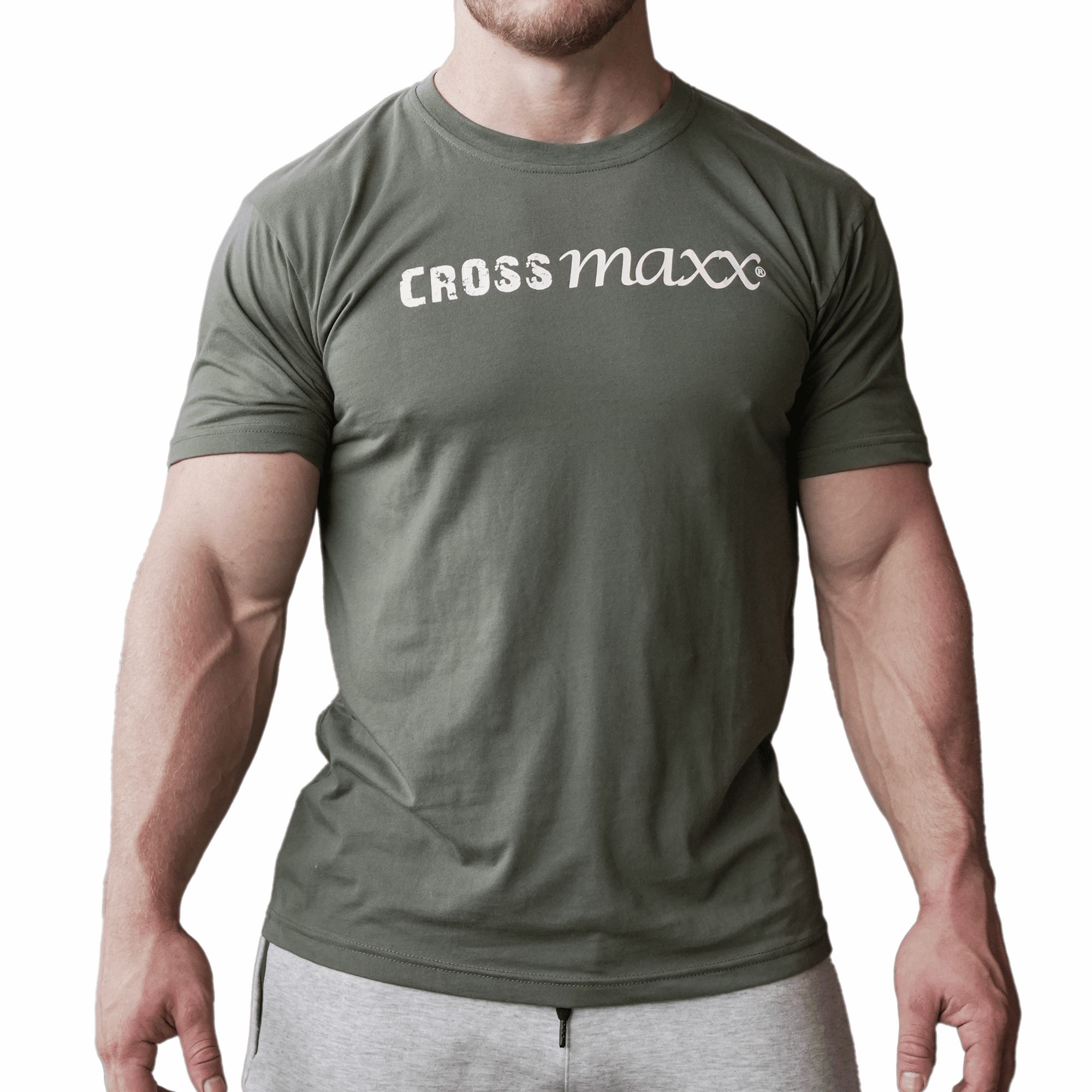 Crossmaxx T-shirt - Men - Green - Size: L til træning og hverdagsbrug Crossmaxx T-shirt - Men - Green - Size: L til træning og hverdagsbrug