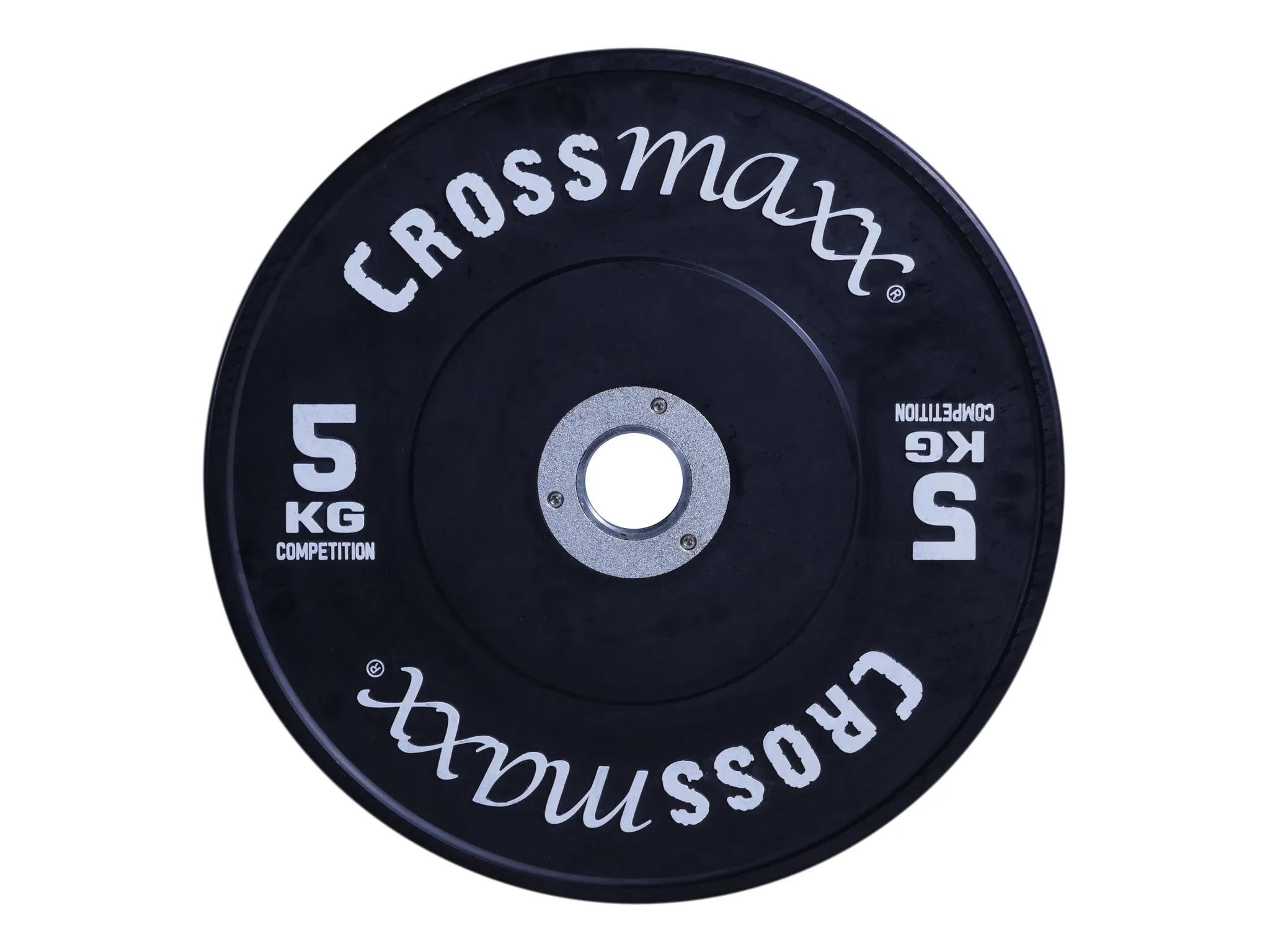 Brug Crossmaxx Competition vægtskive 5 kg - sort. Af vulkaniseret gummi, slidstærk kvalitet. Til vægtløftning, crossfit og funktionel træning til en forbedret oplevelse