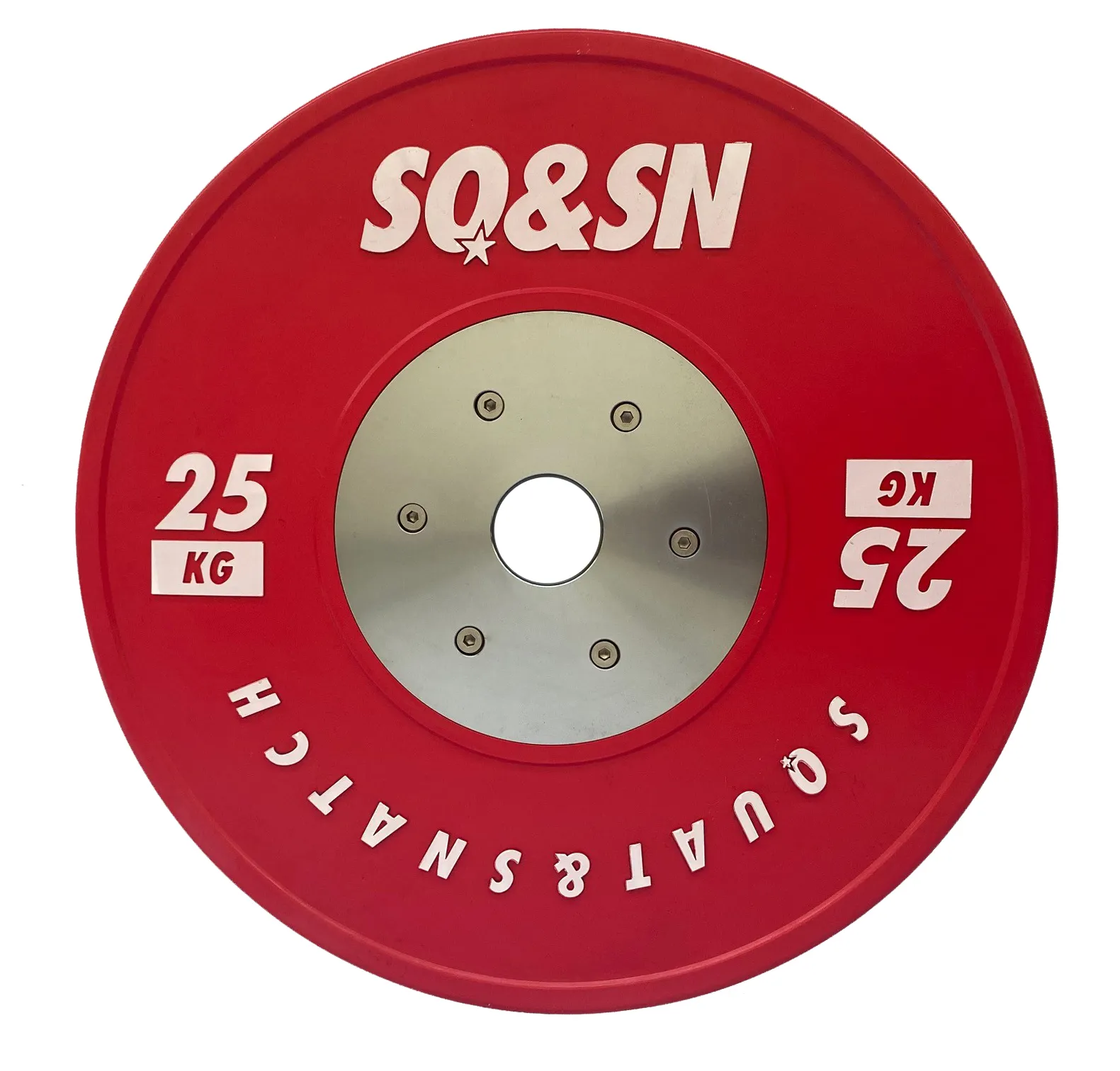 SQ&SN Competition Bumper Plate 25 kg Red SQ&SN Competition Bumper Plate 25 kg Red
