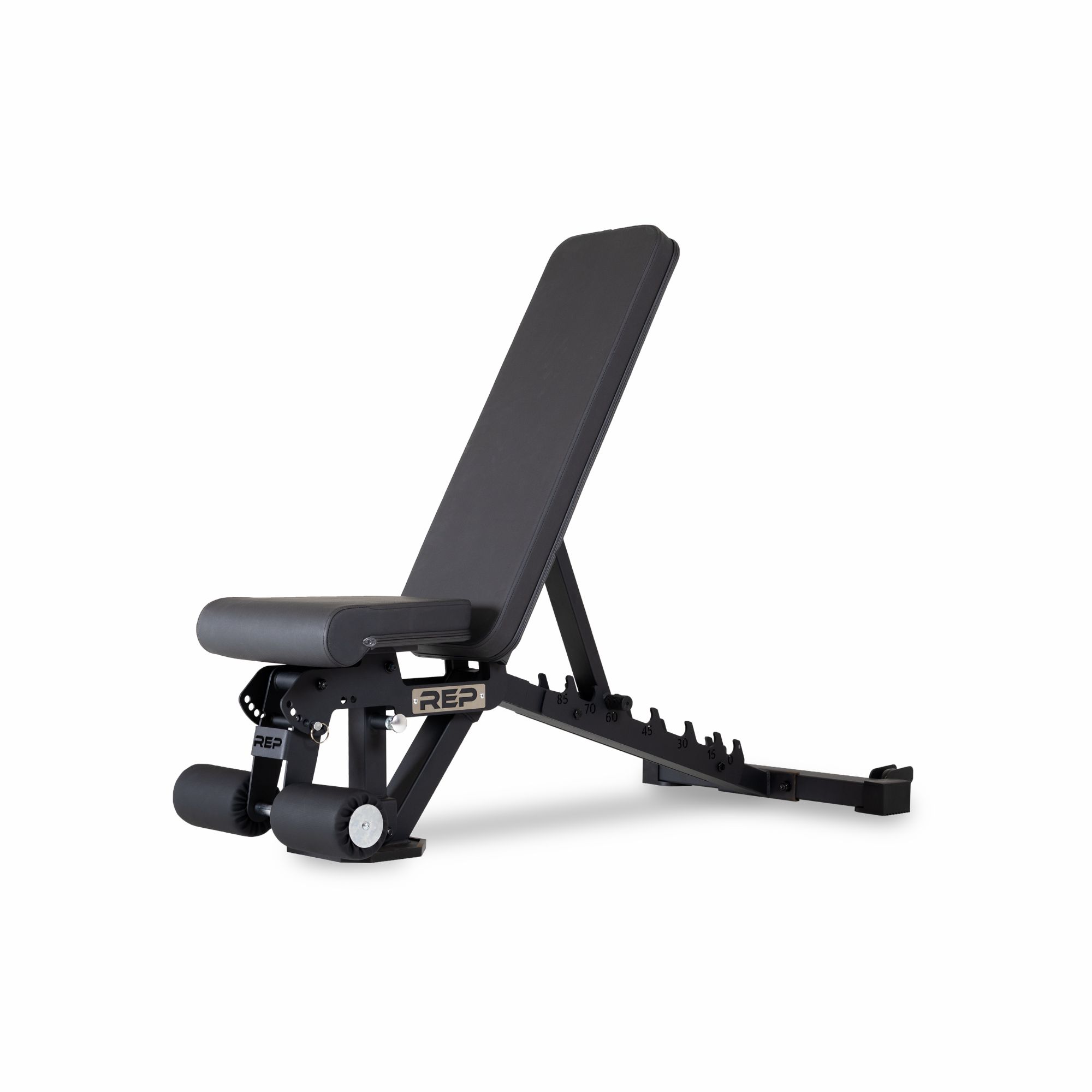 REP Fitness AB-3000 2.0 FID Justerbar Treningsbenk - Metallisk Svart