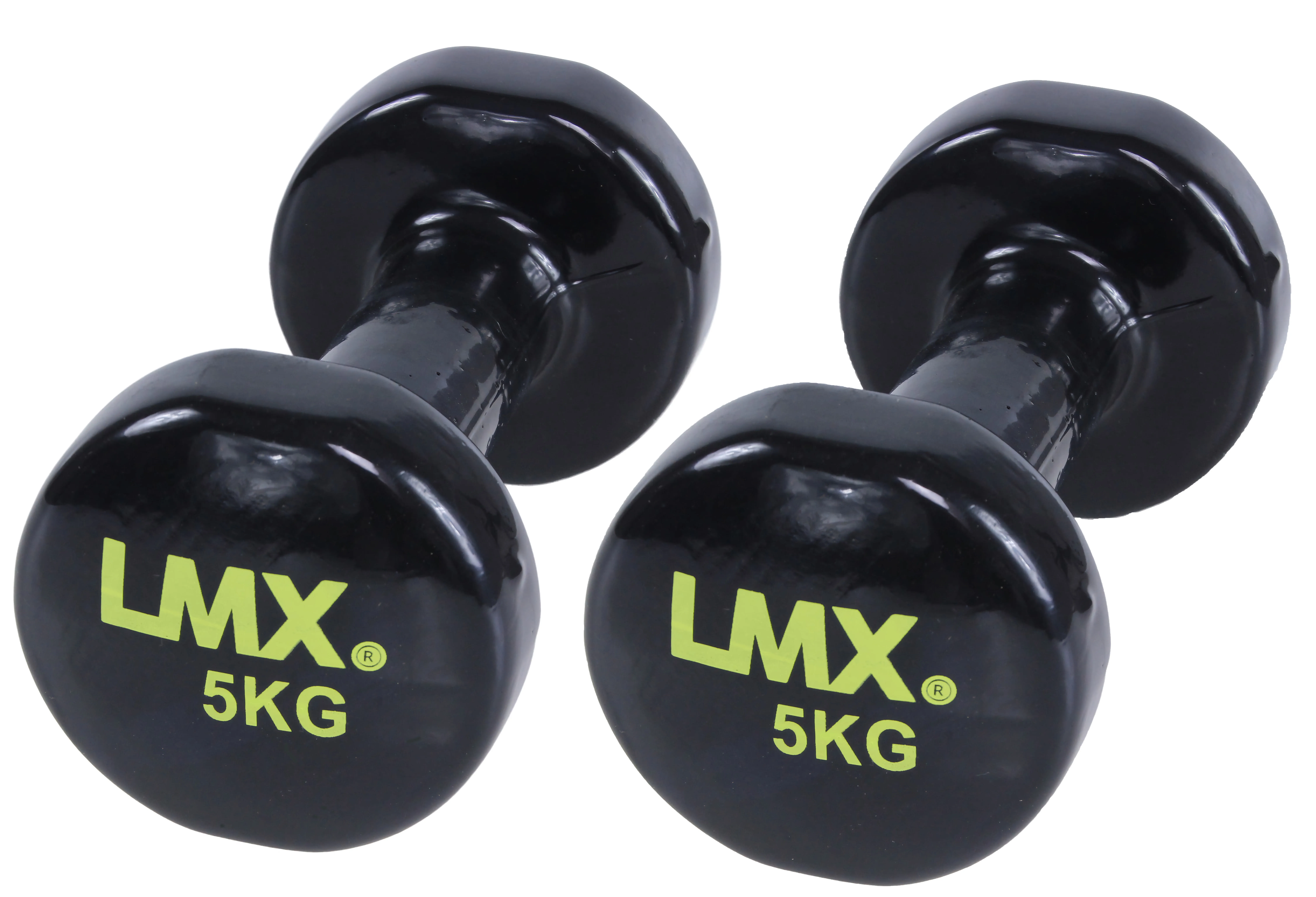 LMX. Vinyl Håndvægtsæt 5 kg Black LMX. Vinyl Håndvægtsæt 5 kg Black