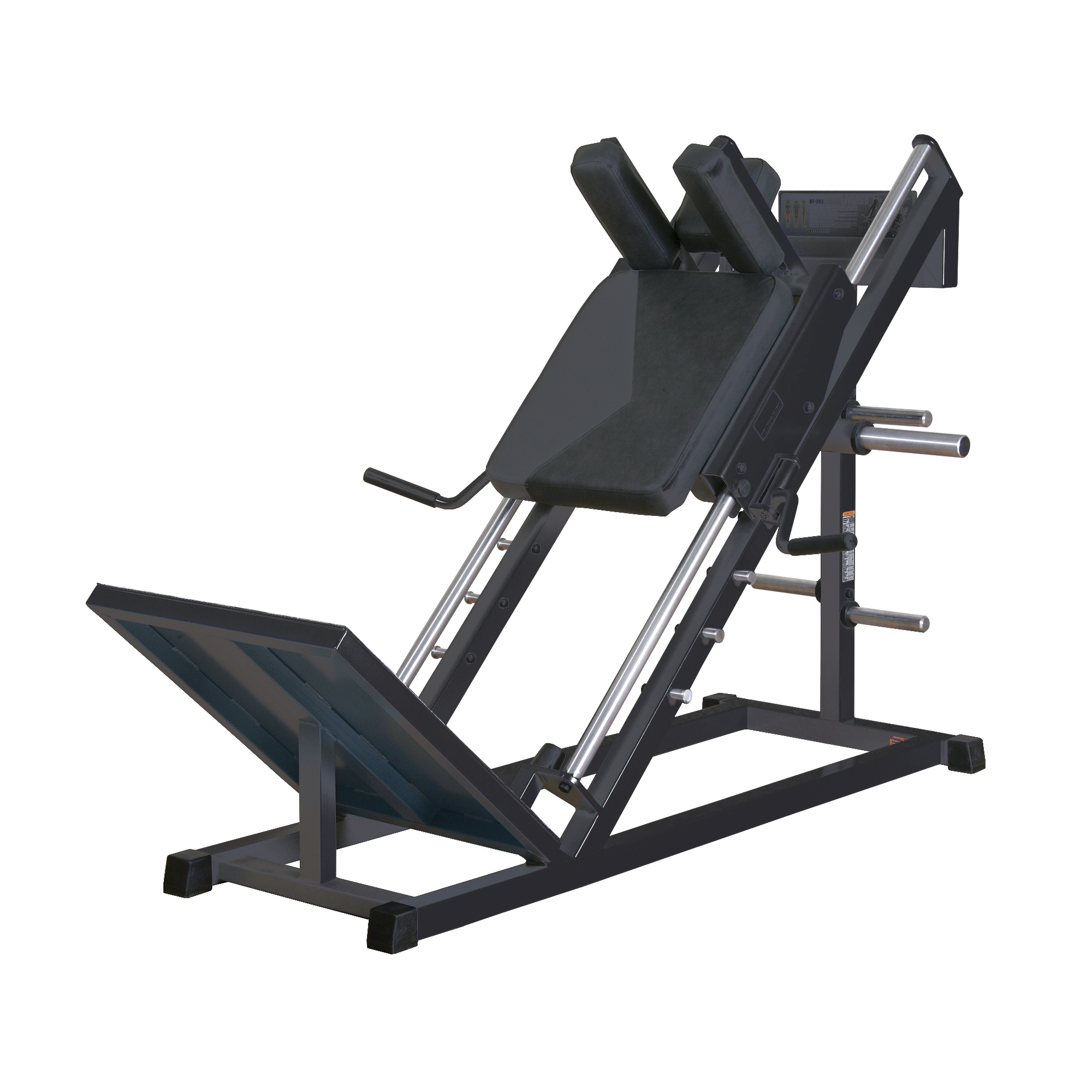 Inter Atletika Hack Squat Sort benmaskine 250 kg 188,5x121x145 cm
