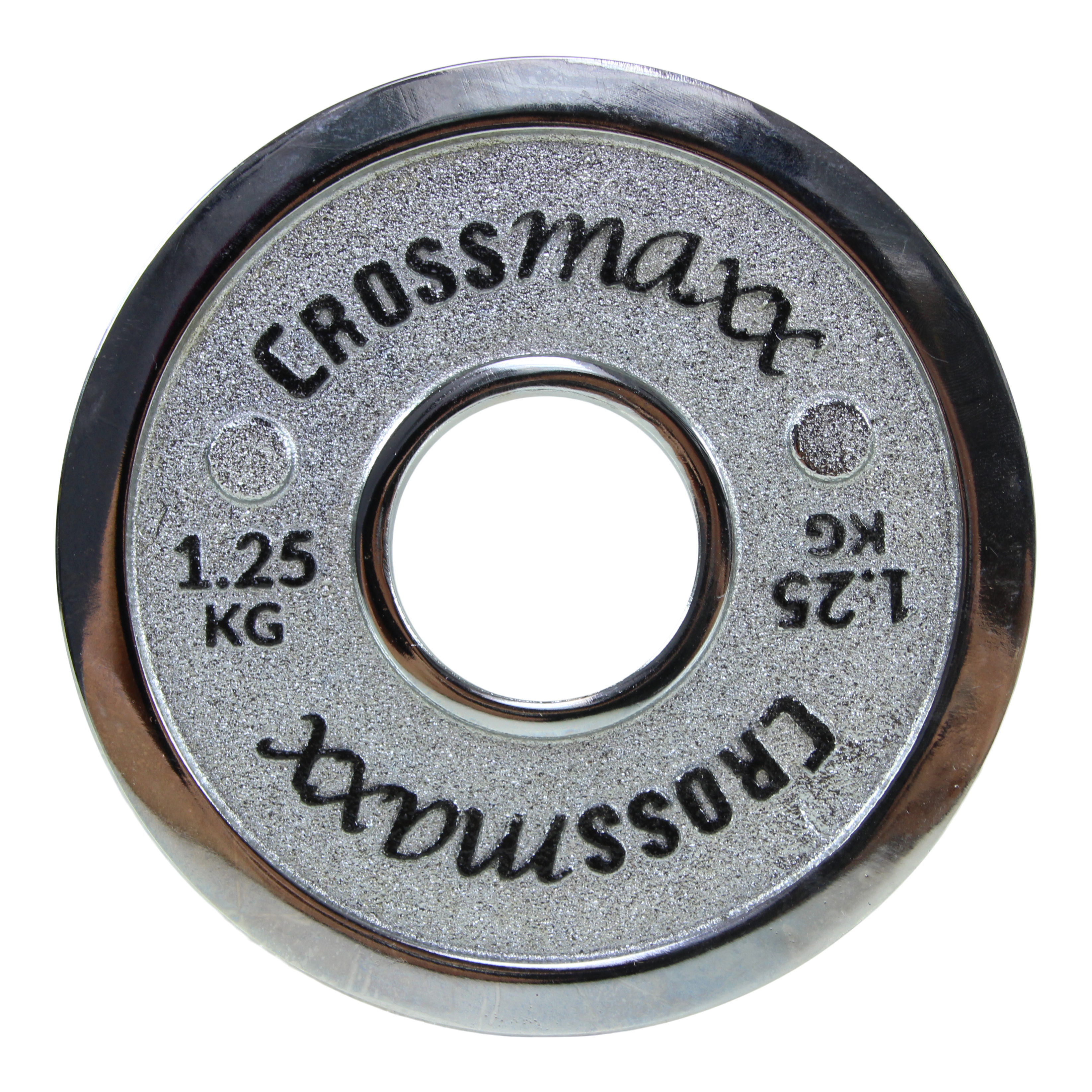 Crossmaxx kalibreret vægtskive 1,25 kg i støbejern til styrkeløft
