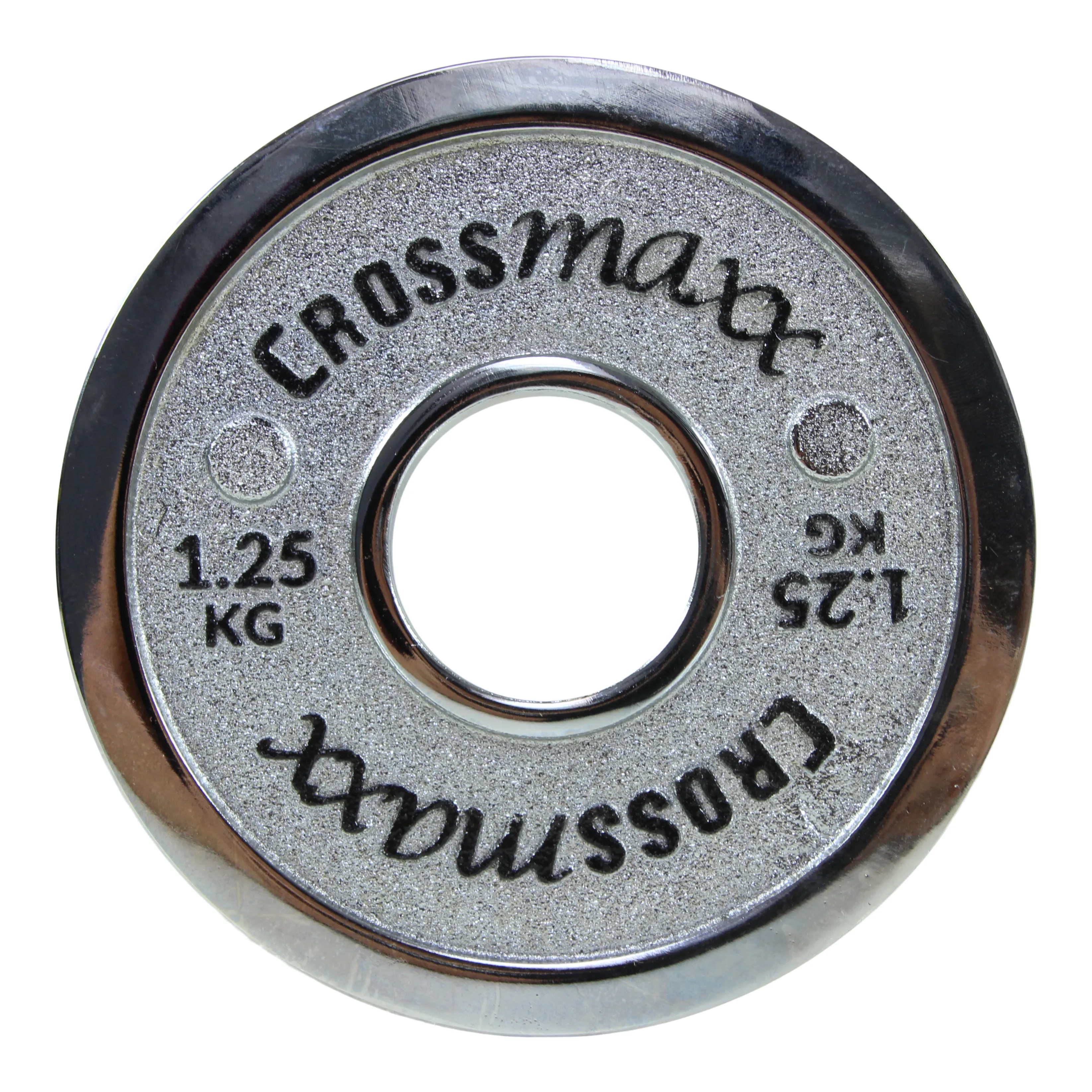 Crossmaxx kalibreret vægtskive 1,25 kg i støbejern til styrkeløft Crossmaxx kalibreret vægtskive 1,25 kg i støbejern til styrkeløft