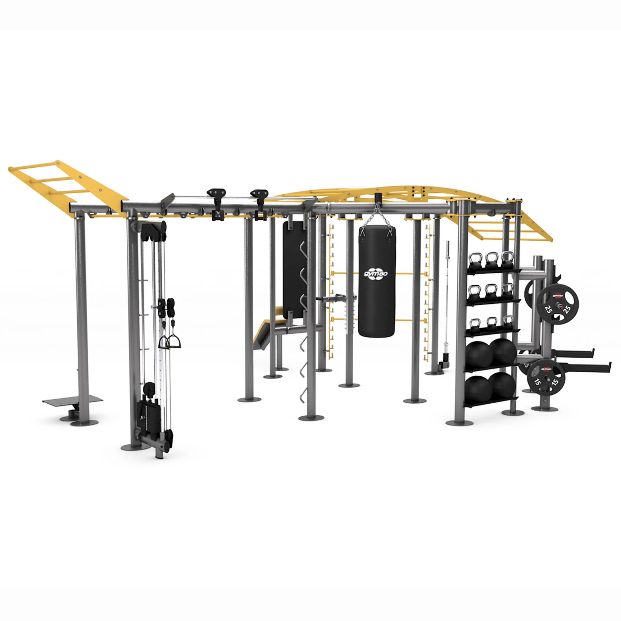 Brug gym80 Ironqube X-Large til en forbedret oplevelse