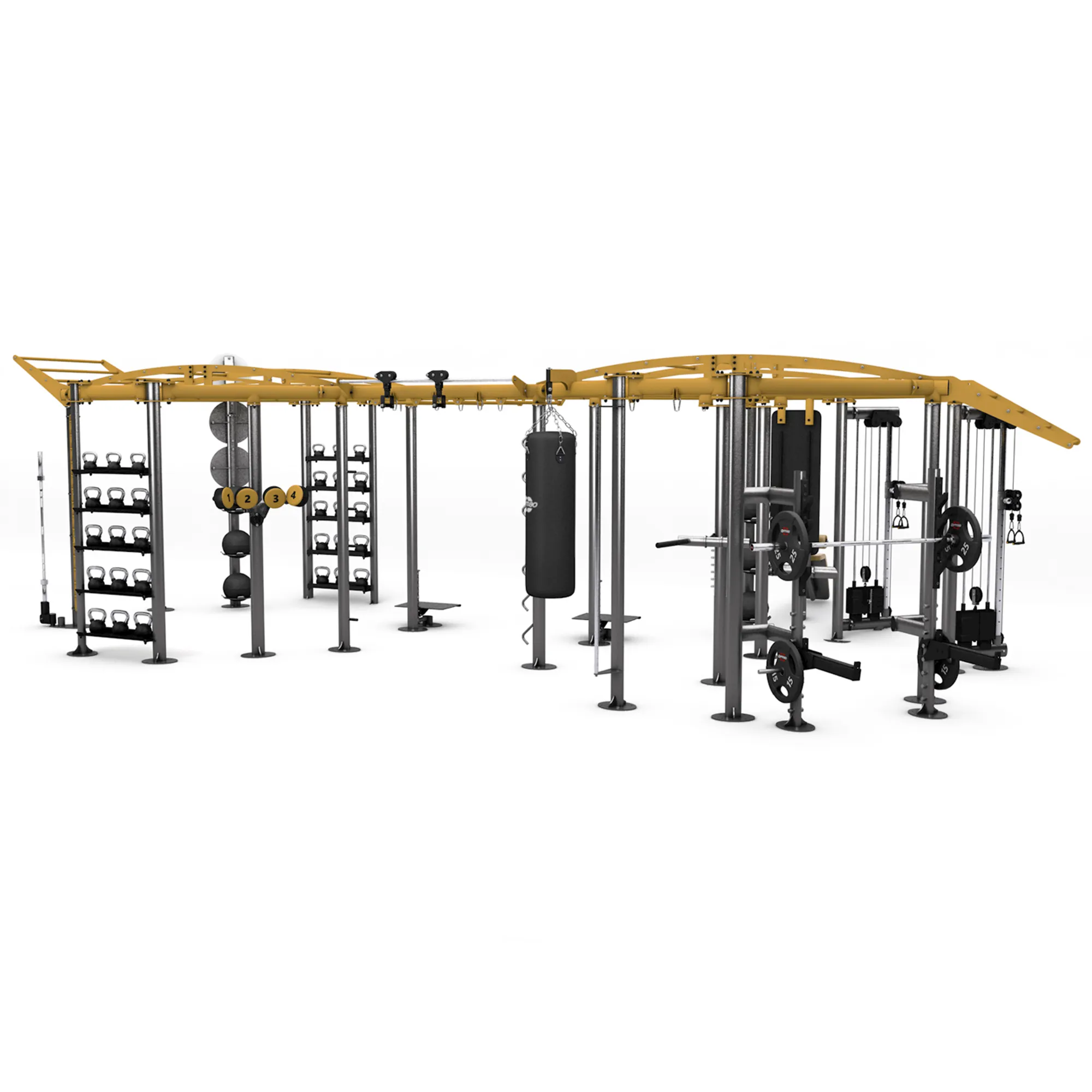 Brug gym80 Ironqube XX-Large til en forbedret oplevelse