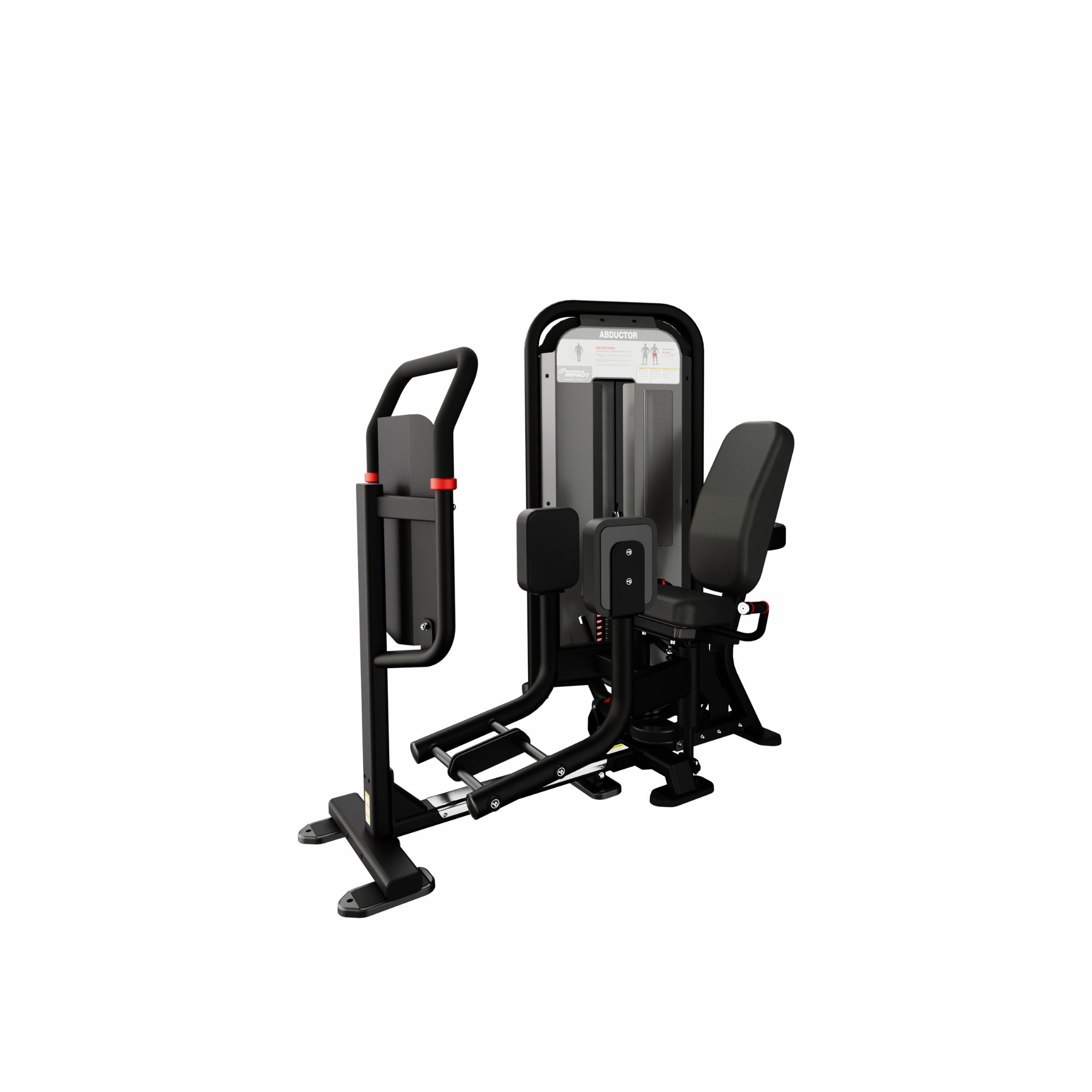 Nautilus Impact Abductor hoftemaskine til baller, 90 kg vægtmagasin, sort Nautilus Impact Abductor hoftemaskine til baller, 90 kg vægtmagasin, sort