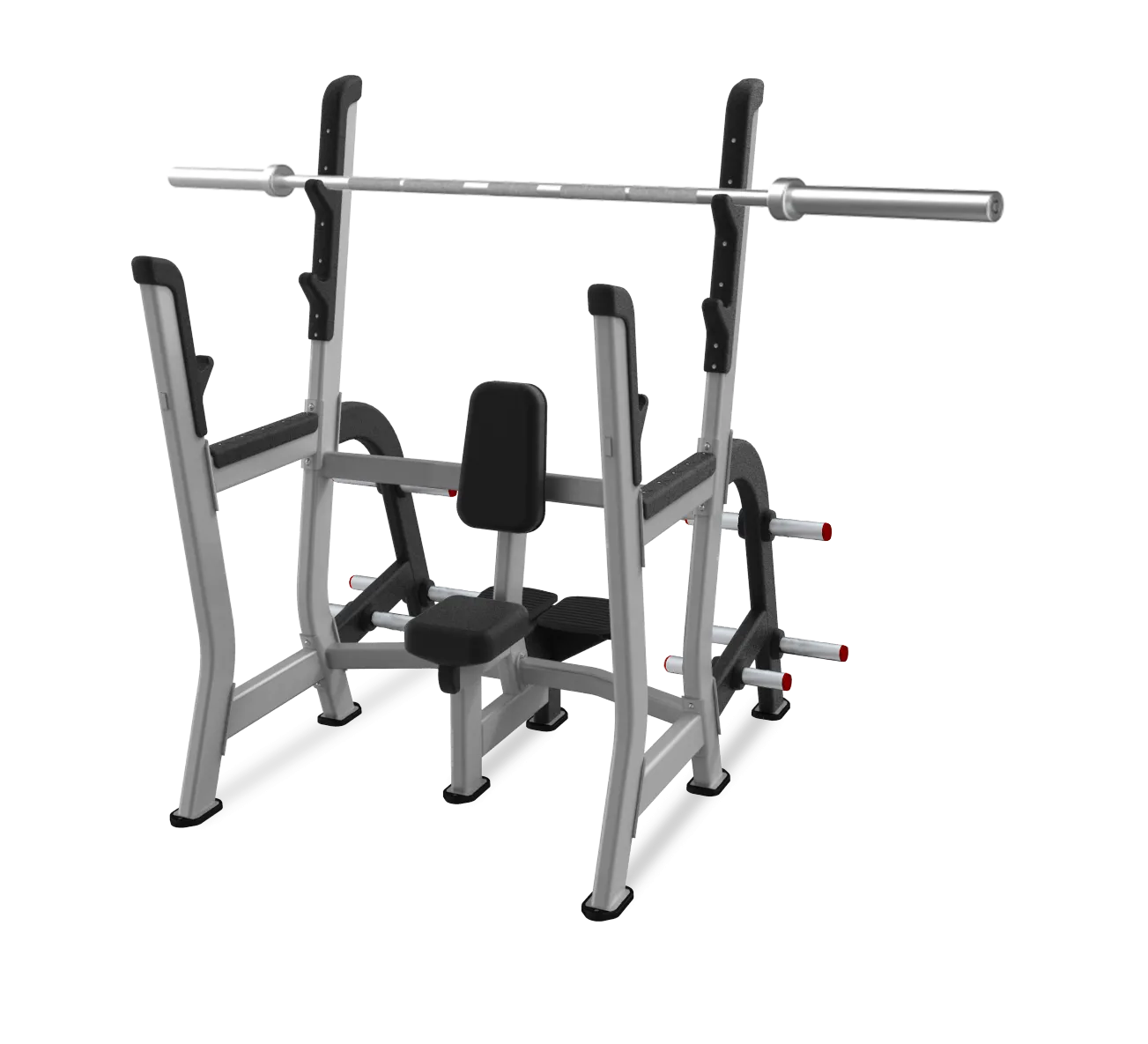 Brug Nautilus Inspiration Olympisk Military Press Træningsbænk til en forbedret oplevelse