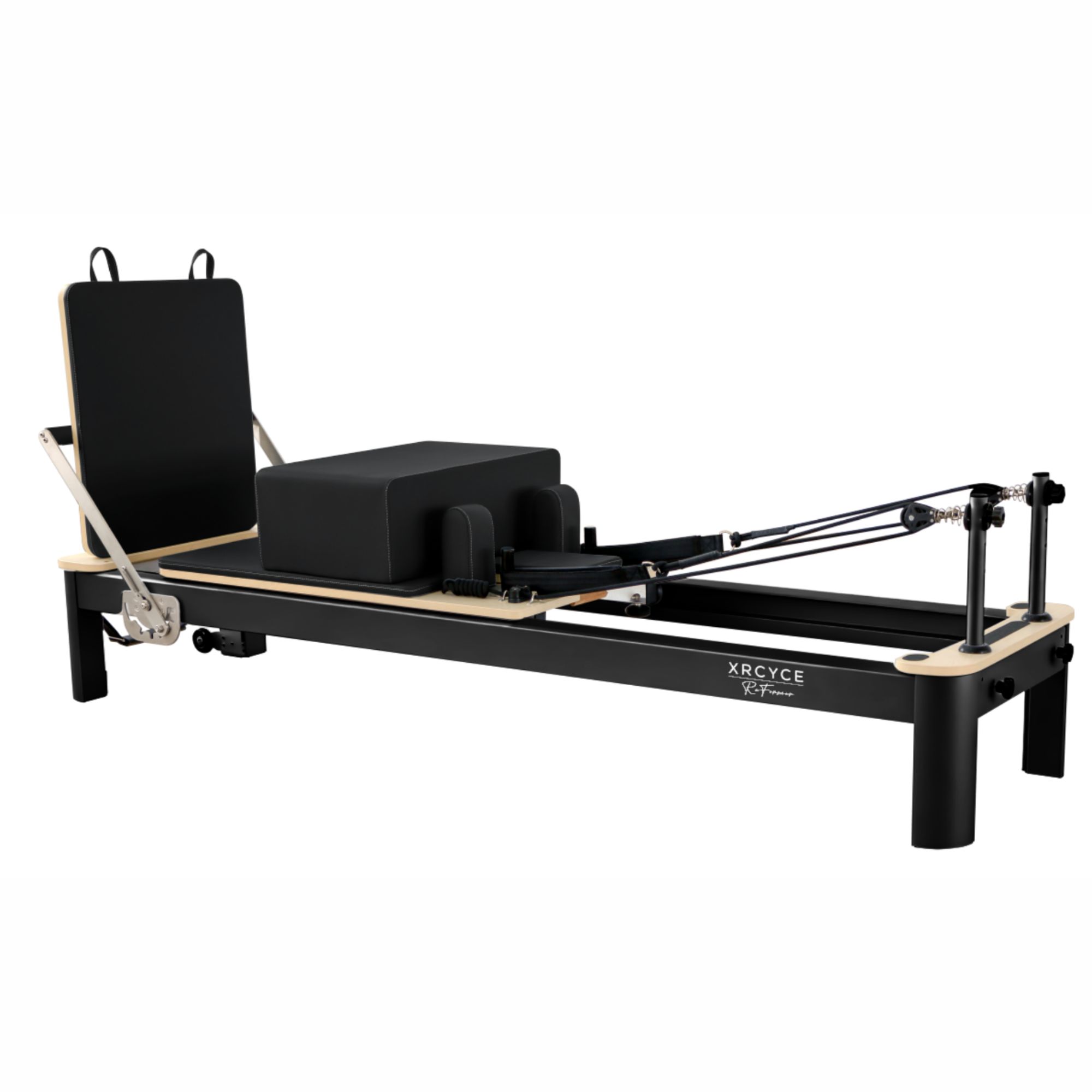 XRCYCE Balance Matsort reformer med 6 fjedre til reformer pilates træning XRCYCE Balance Matsort reformer med 6 fjedre til reformer pilates træning