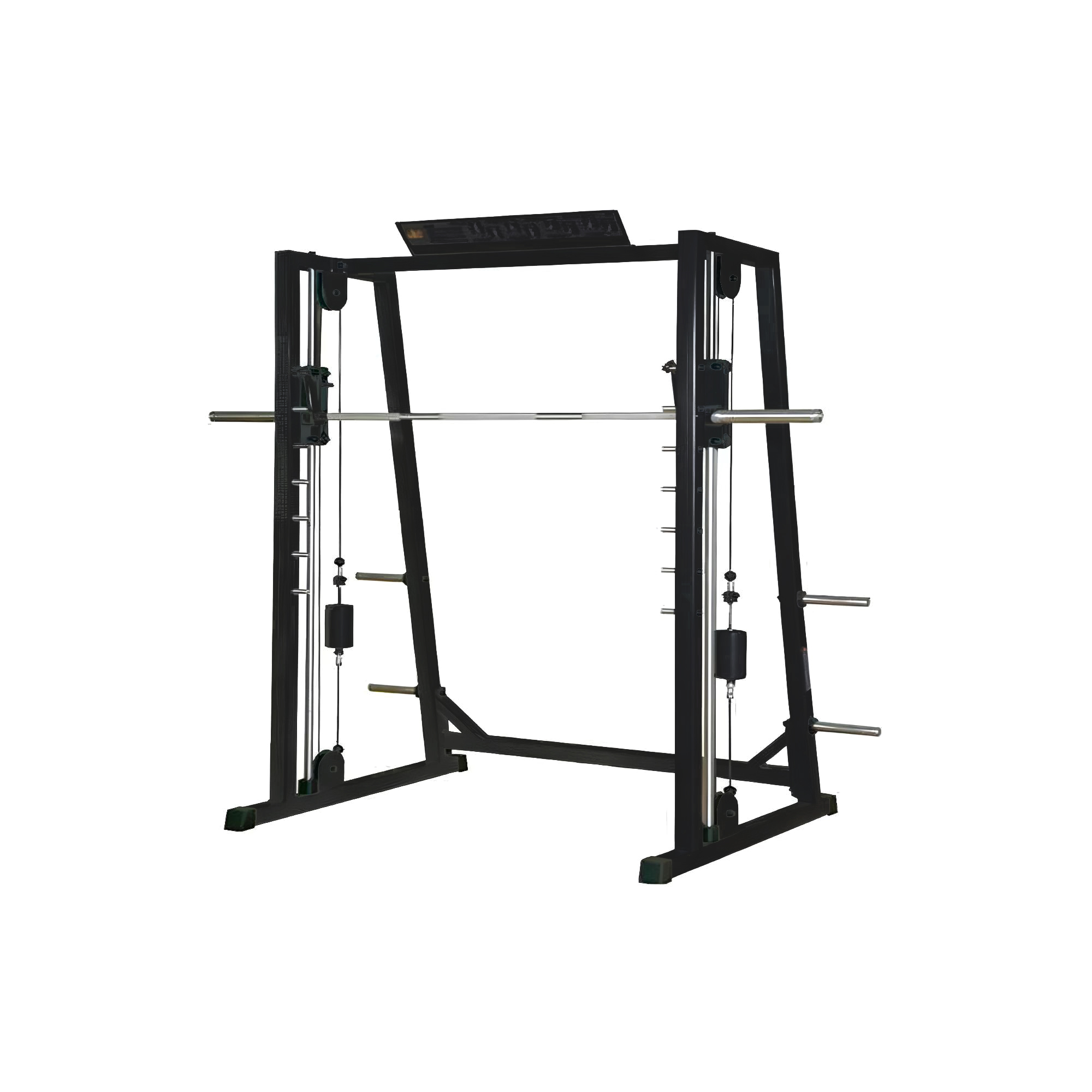 Brug Inter Atletika Smith Machine m. Kontravægt Sort - multifunktionel smith maskine 209,5 x 132 x 228,5 cm til en forbedret oplevelse