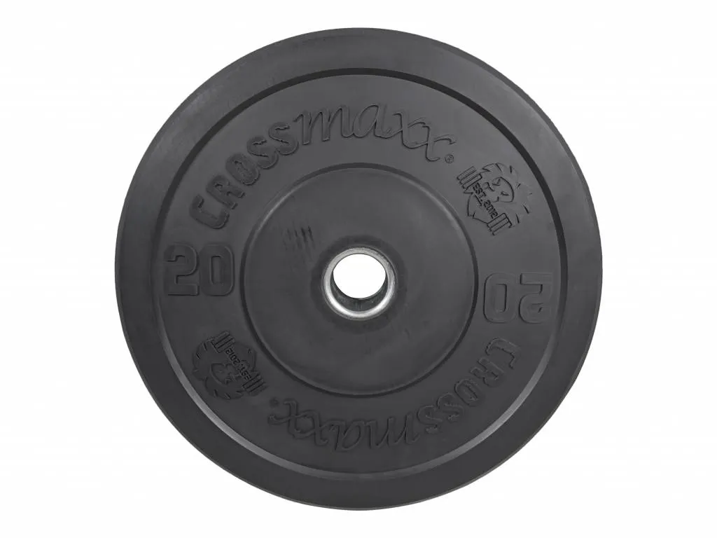 Crossmaxx Bumper Plate 20 kg Sort