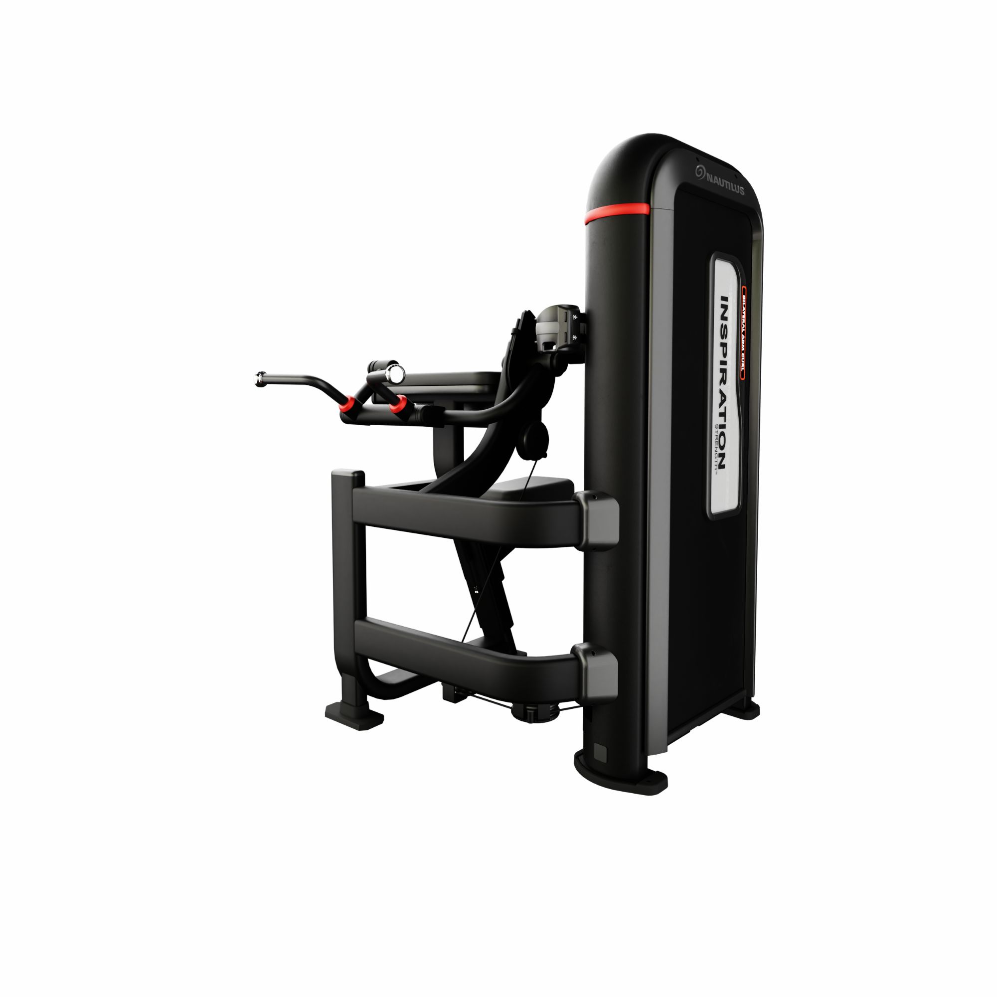 Nautilus Inspiration Bilateral Arm Curl bicepsmaskine 91 kg vægtmagasin Nautilus Inspiration Bilateral Arm Curl bicepsmaskine 91 kg vægtmagasin