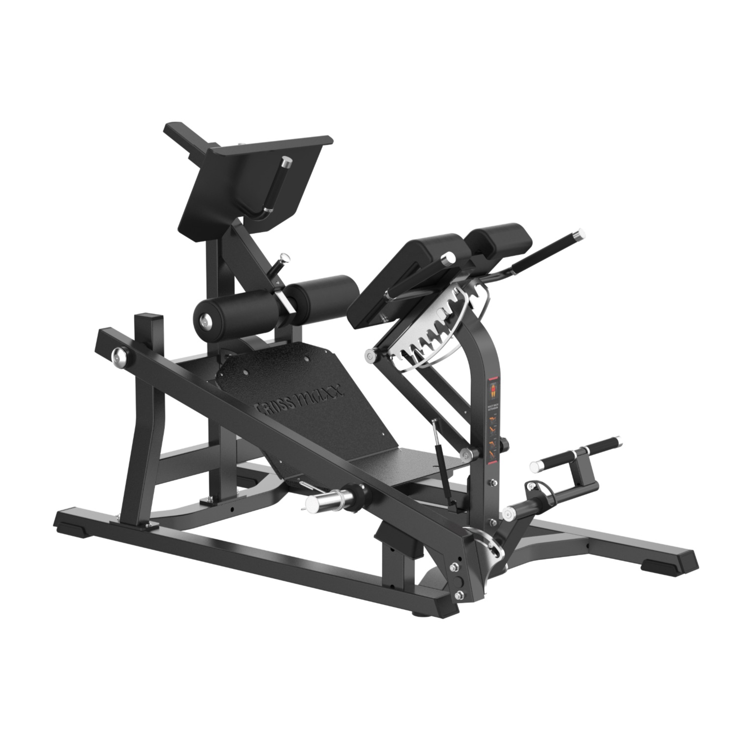 Crossmaxx Multi Hip Extension plate loaded til træning af balder, baglår og nedre ryg i professionelle træningsmiljøer