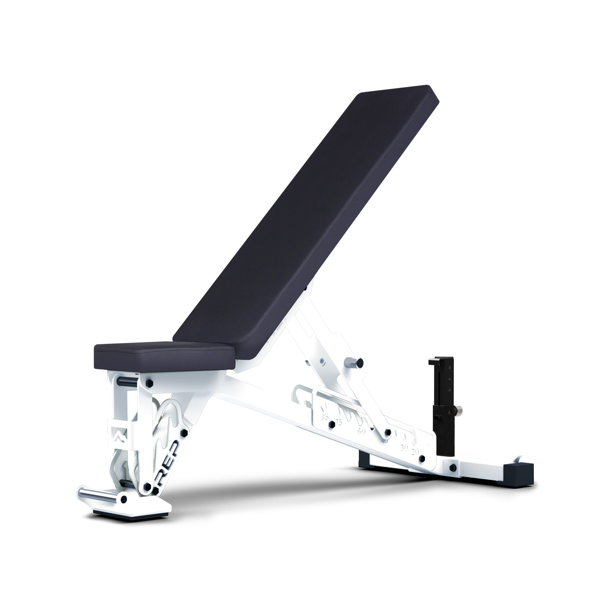 REP Fitness AB-5200 2.0 Decline Adj. Weight Bench - White