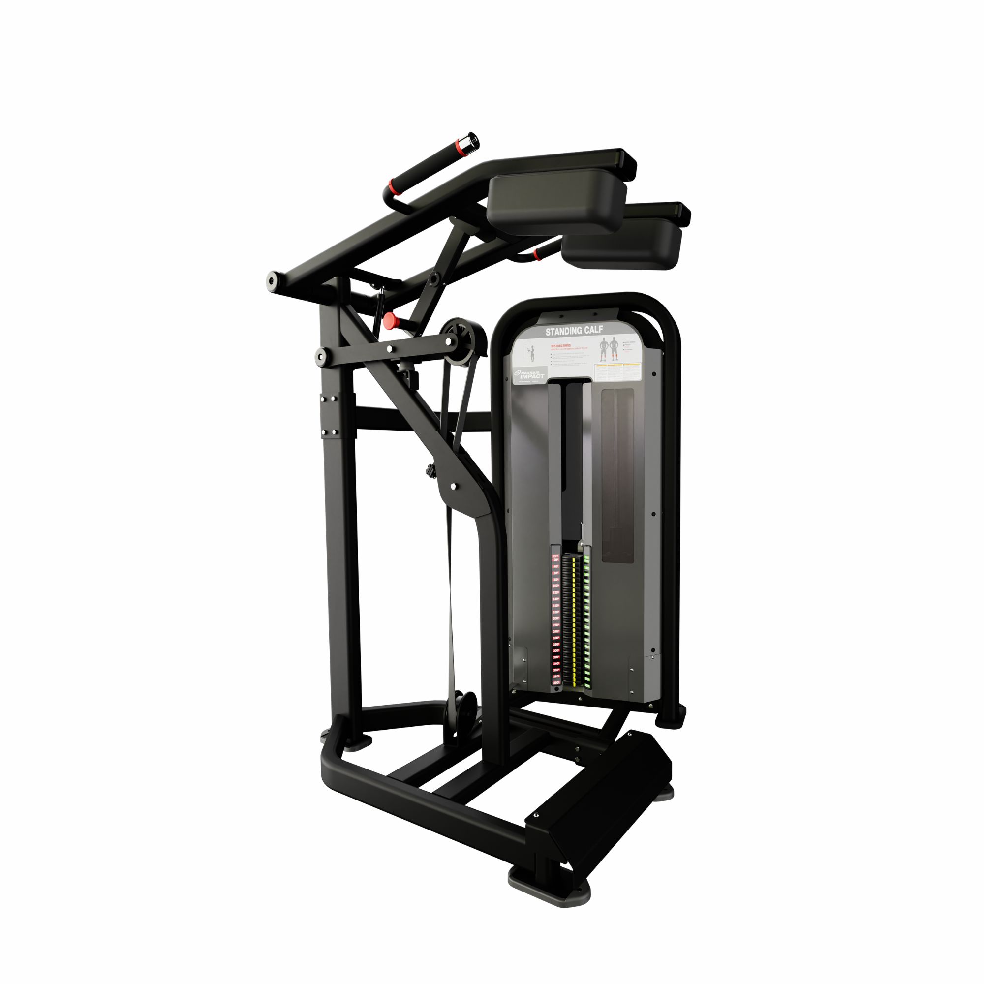 Nautilus Impact Standing Calf lægmaskine til underben 124x104x151 cm, sort Nautilus Impact Standing Calf lægmaskine til underben 124x104x151 cm, sort