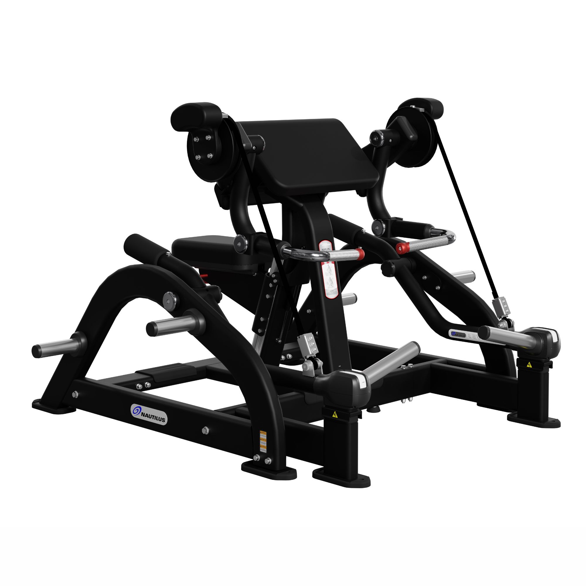 Nautilus Leverage Biceps Curl bicepsmaskine plate loaded, sort Nautilus Leverage Biceps Curl bicepsmaskine plate loaded, sort