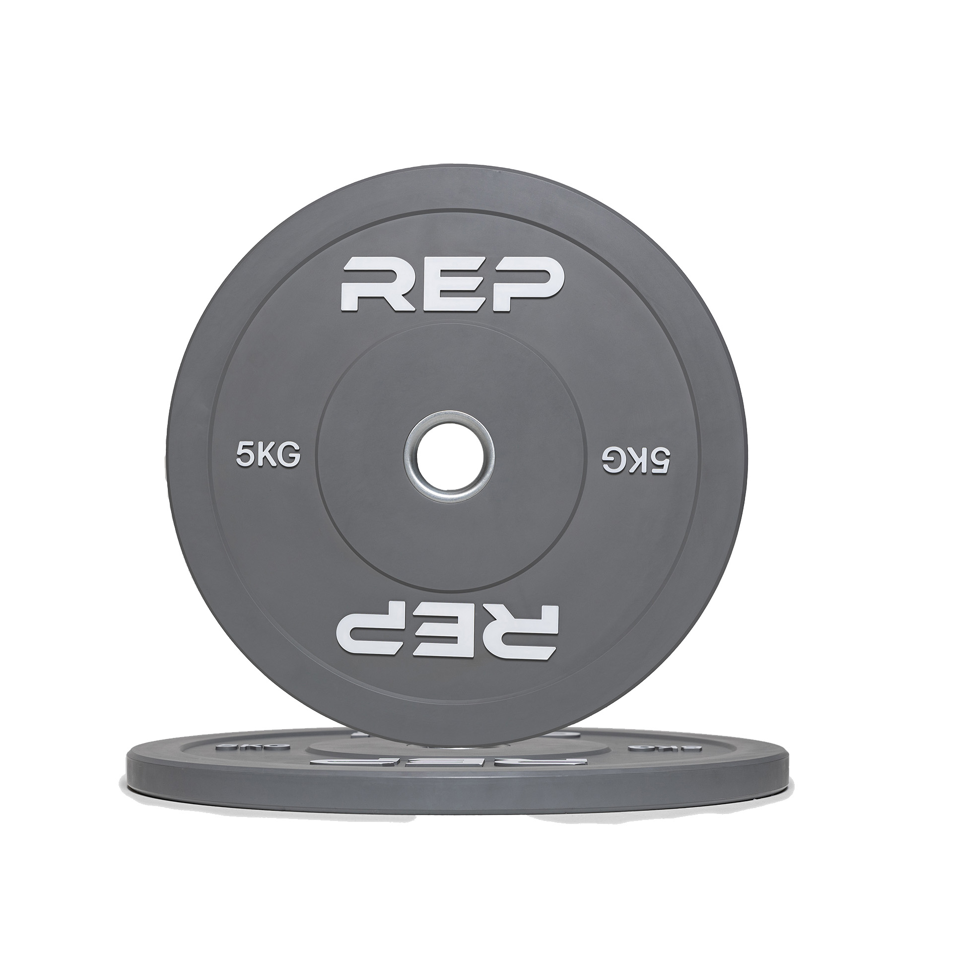 REP Fitness Bumper Plate 5 kg (Sett) - Grå