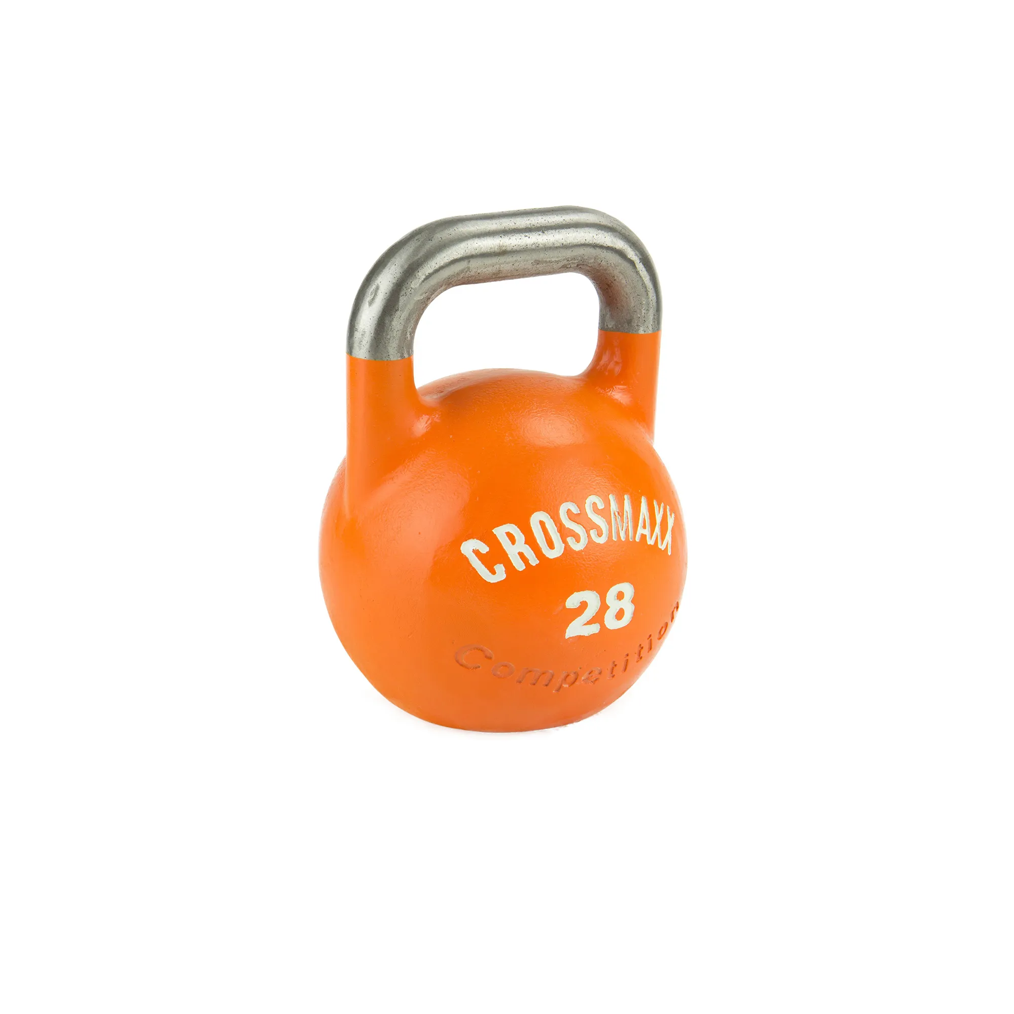 Brug Crossmaxx Competition Kettlebell, 28 kg. Fremstillet i støbejern - yderst holdbar. Brug til funktionel træning, som crossfit udstyr og derhjemme til en forbedret oplevelse