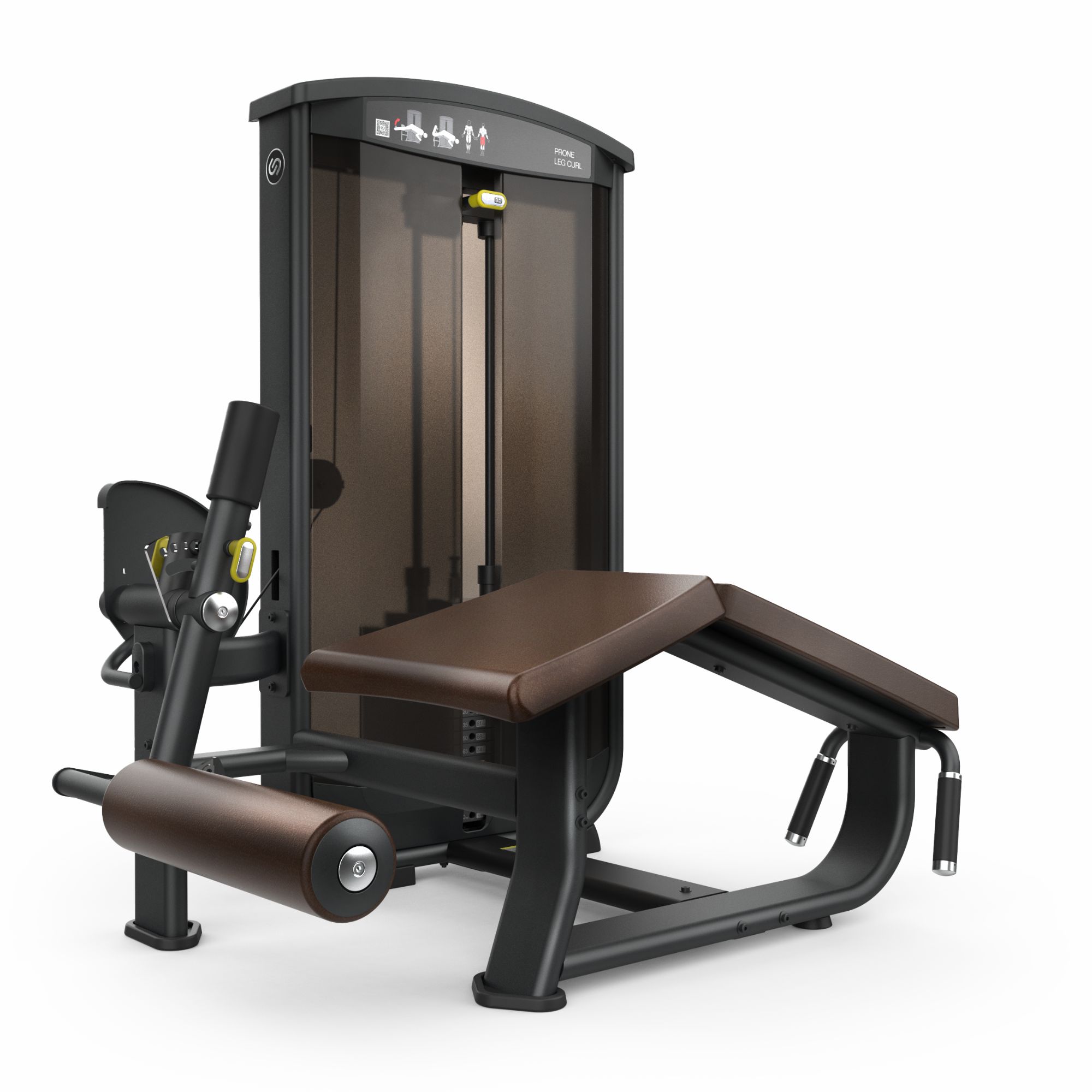 Intenza Ease Line Prone Leg Curl EL-15 liggende leg curl til effektiv træning af baglår i fitnesscenter eller professionelt studie