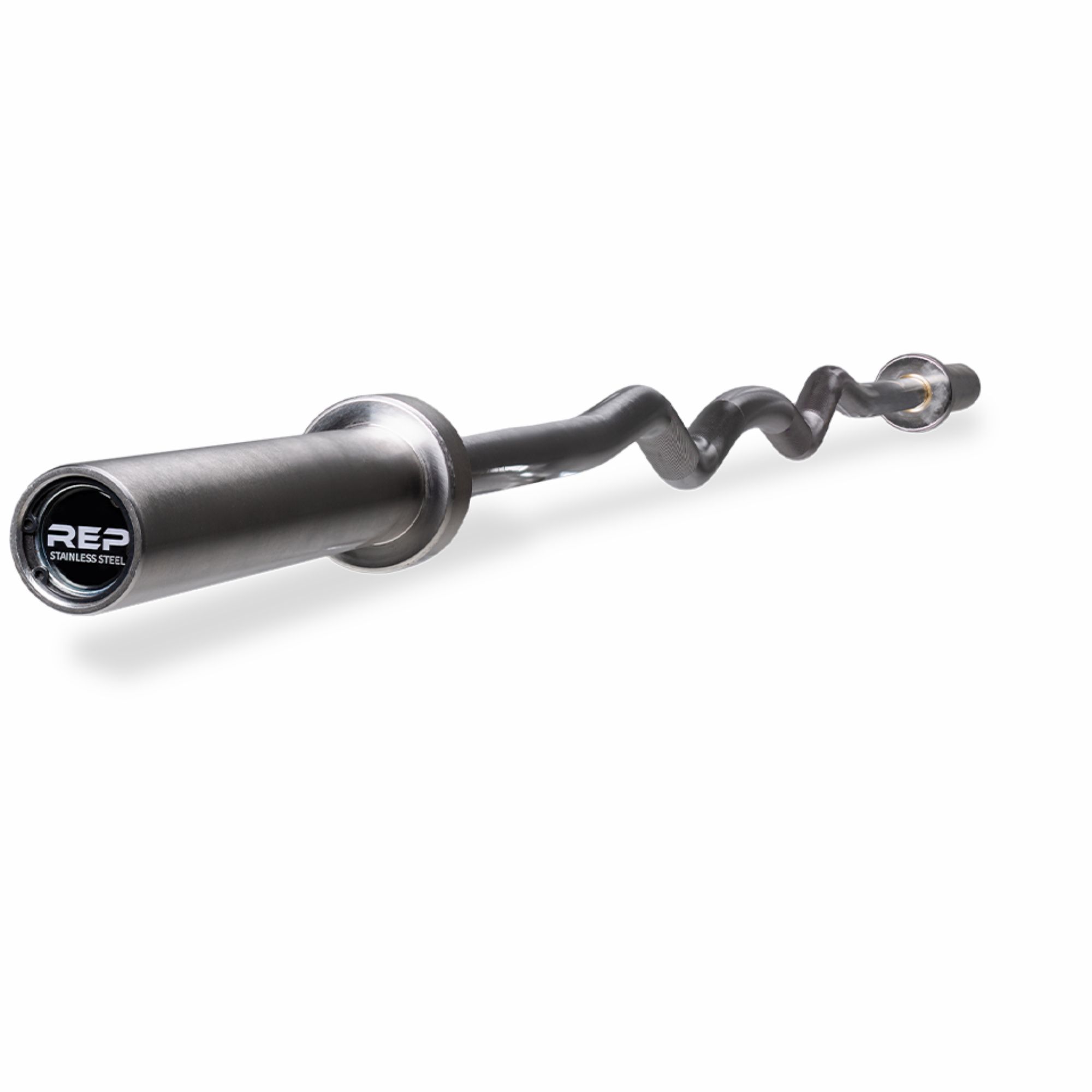 REP Fitness Rackable EZ Curl Bar Rustfritt stål