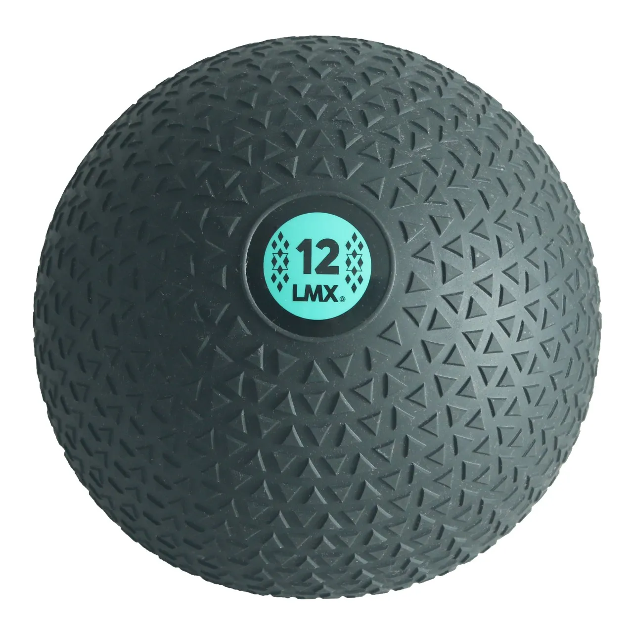 LMX. Slam Ball 12 kg - non-bounce træningsbold, sort, Ø28 cm