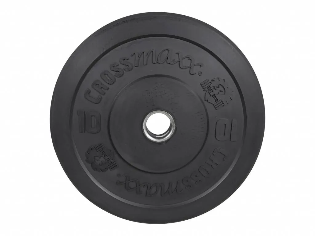 Brug Crossmaxx Bumper Plate 10 kg Sort til en forbedret oplevelse